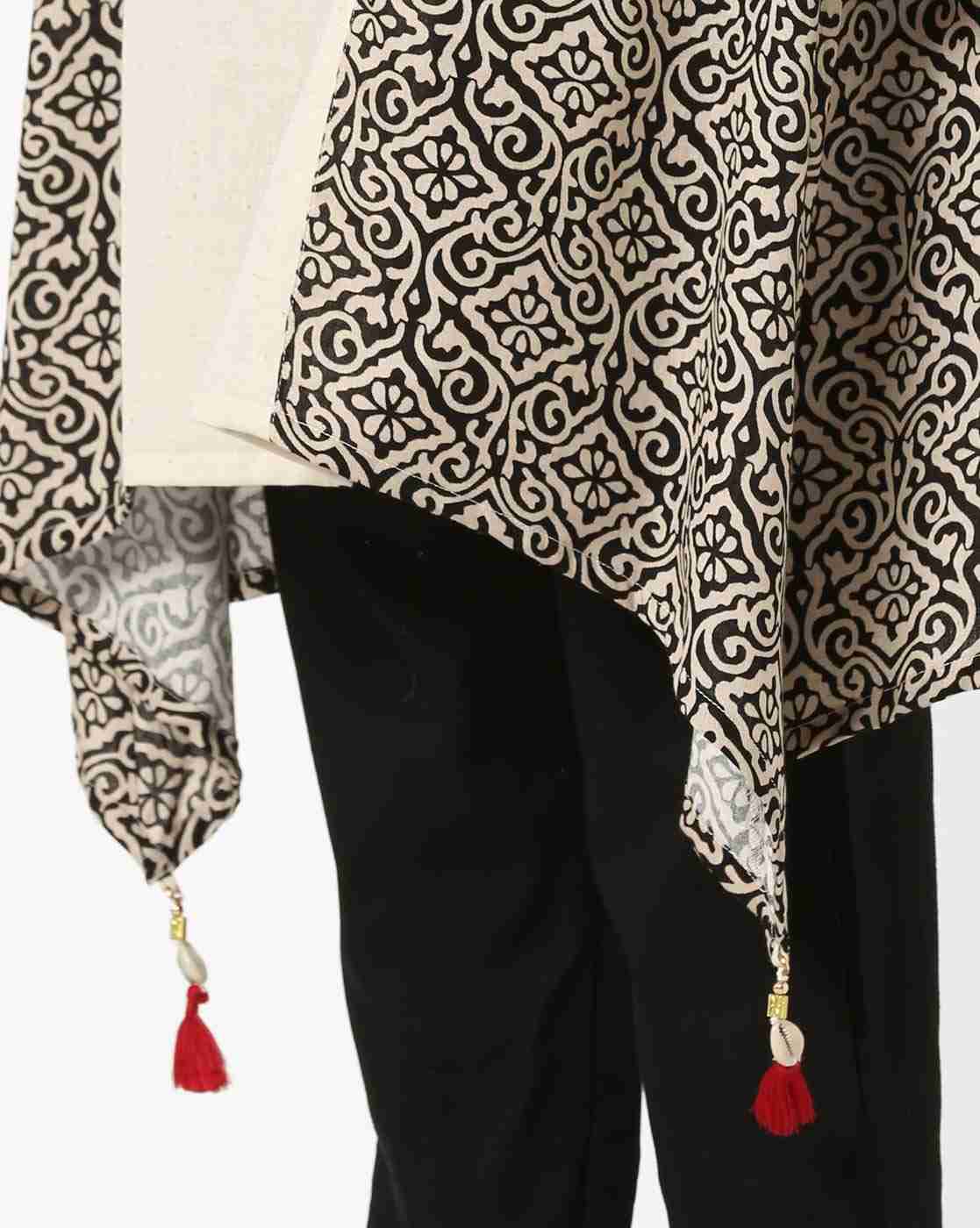AVAASA SET | Kurta Suit Set with Asymmetric Hem|4