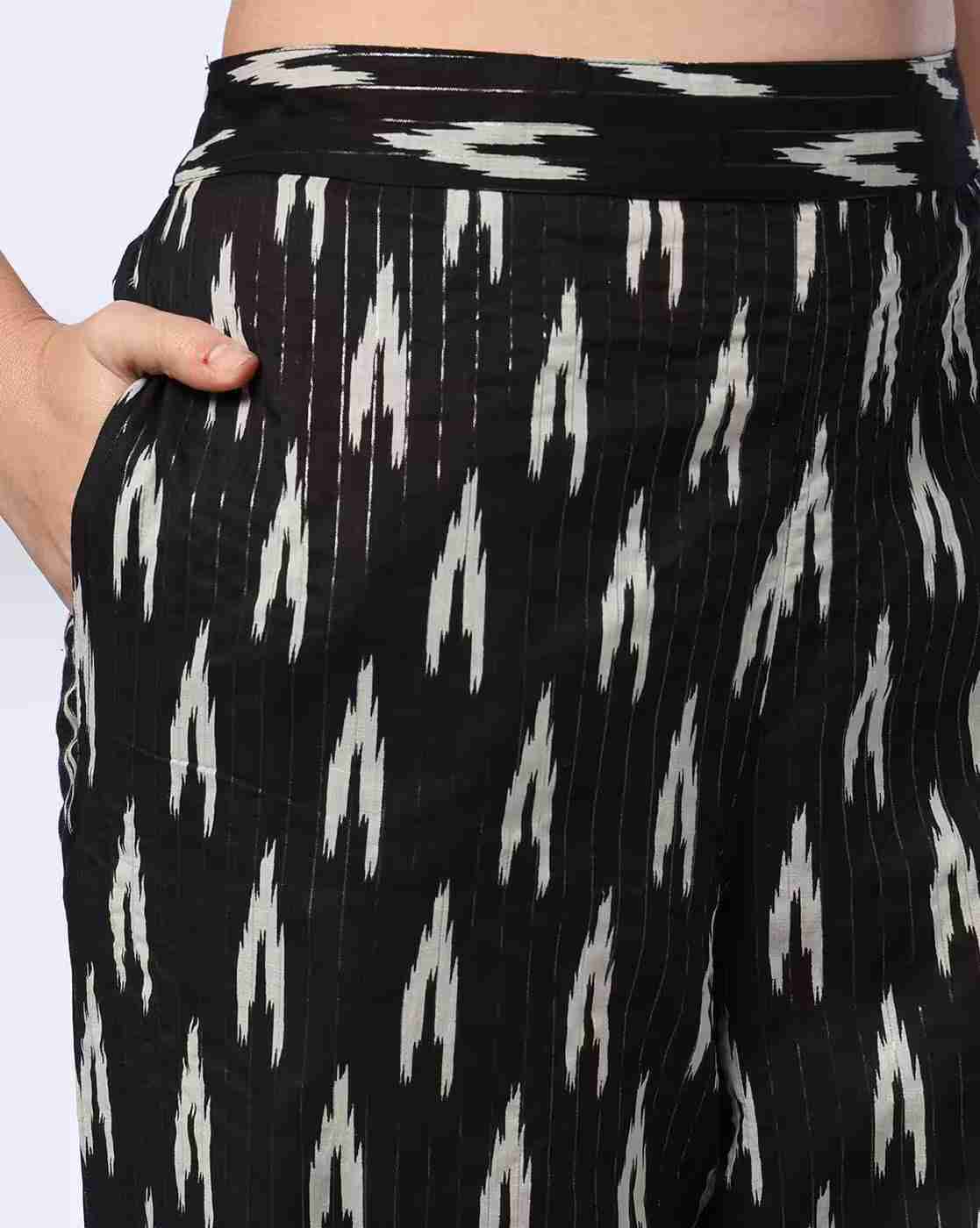 AVAASA SET | Women Ikat Print A-Line Suit Set|6
