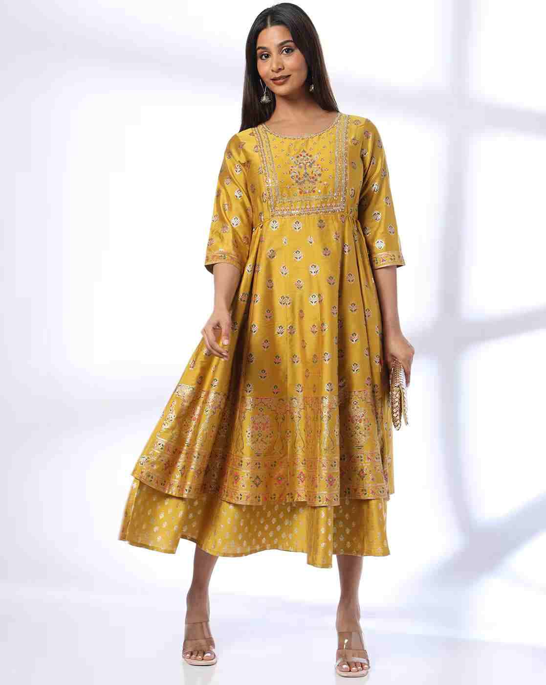 Women Floral Print A-Line Dress