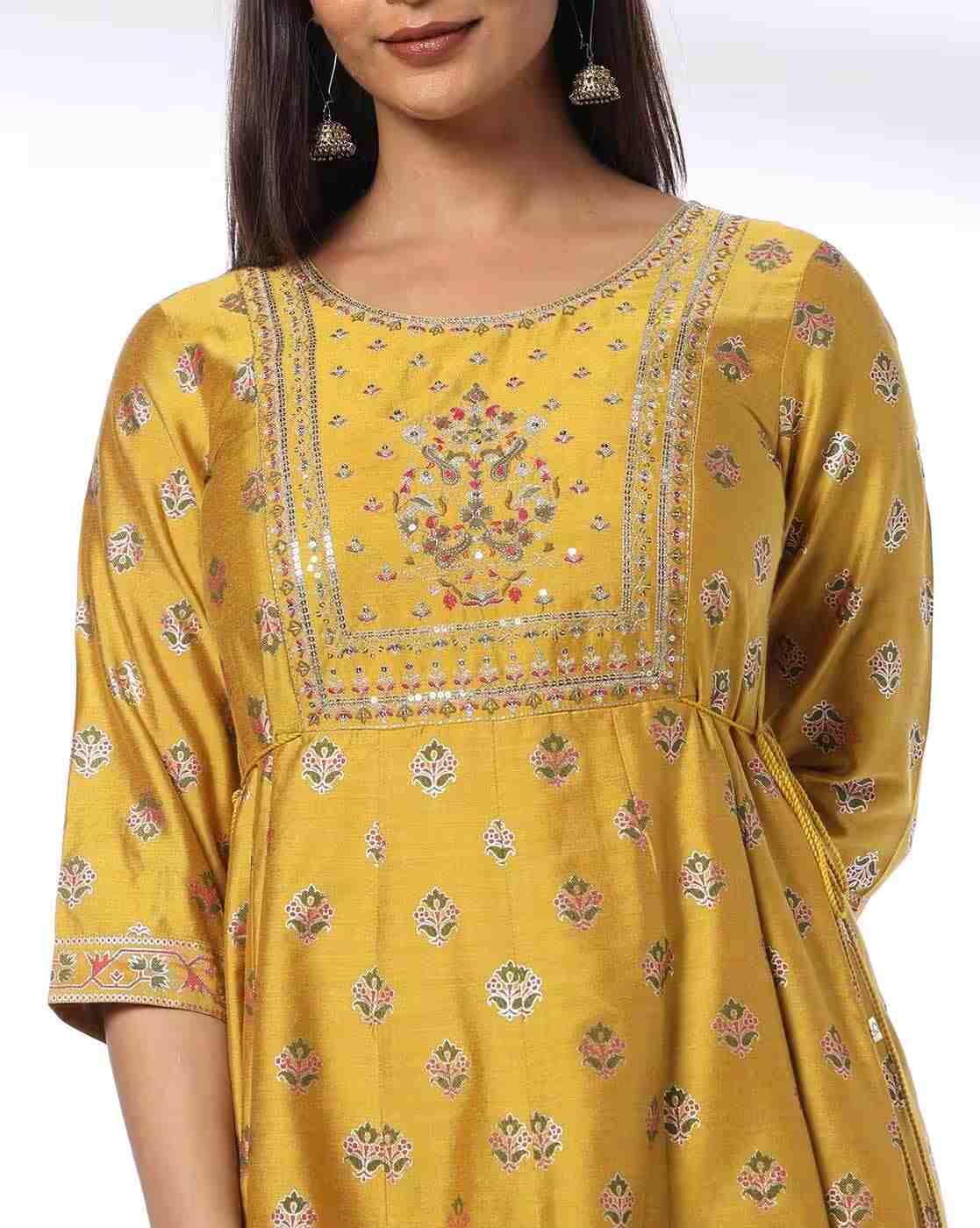 AVAASA SET | Women Floral Print A-Line Dress|4