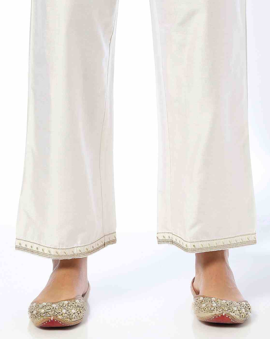 AVAASA SET | Women Embroidered Flared Kurta &Pants Set|5
