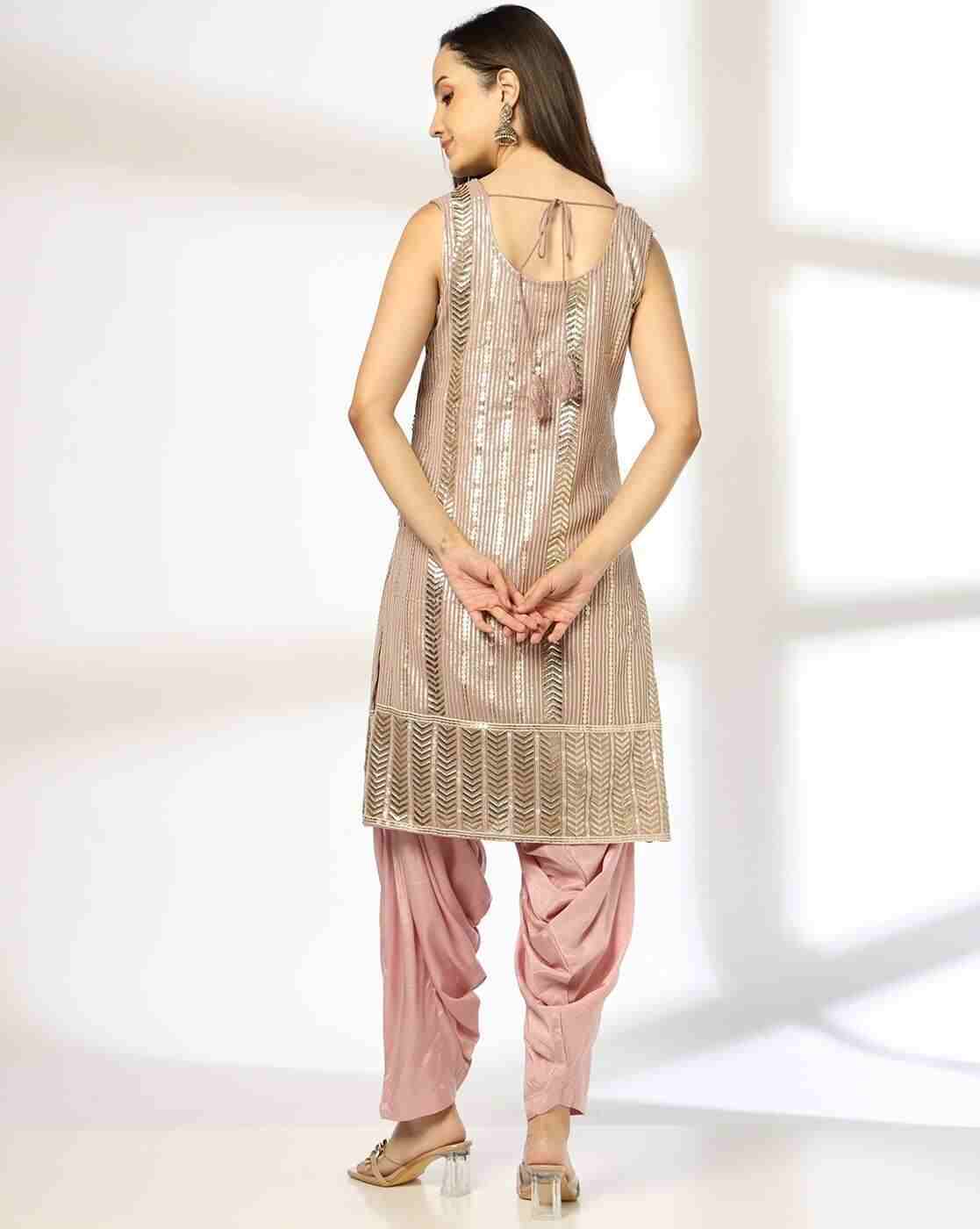 AVAASA SET | Women Embellished Straight Kurta & Salwar Set|2