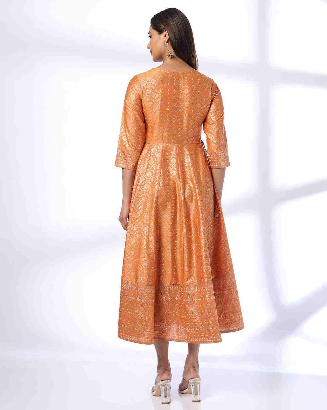 AVAASA SET | Women Printed Fit & Flare Dress|2