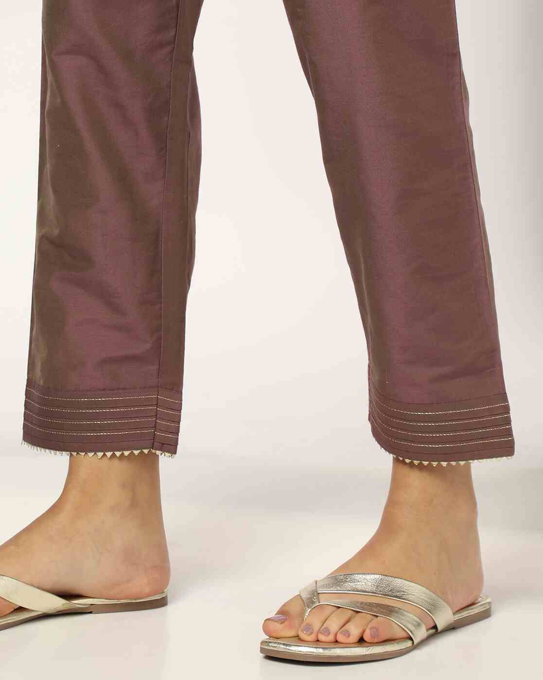 AVAASA SET | Women Floral Print A-Line Kurta with Pants|5