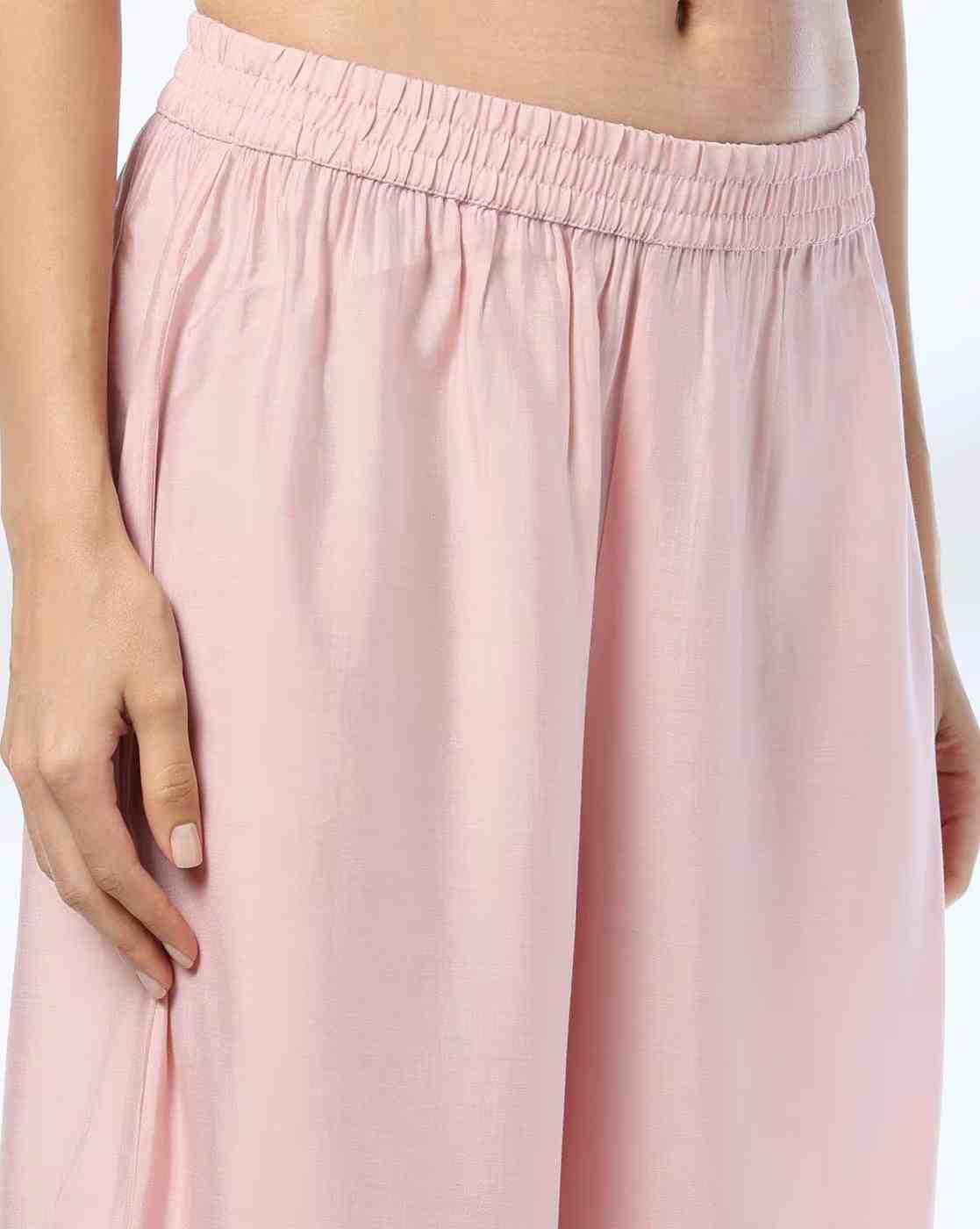 AVAASA SET | Women Embellished Straight Kurta with Palazzos|4