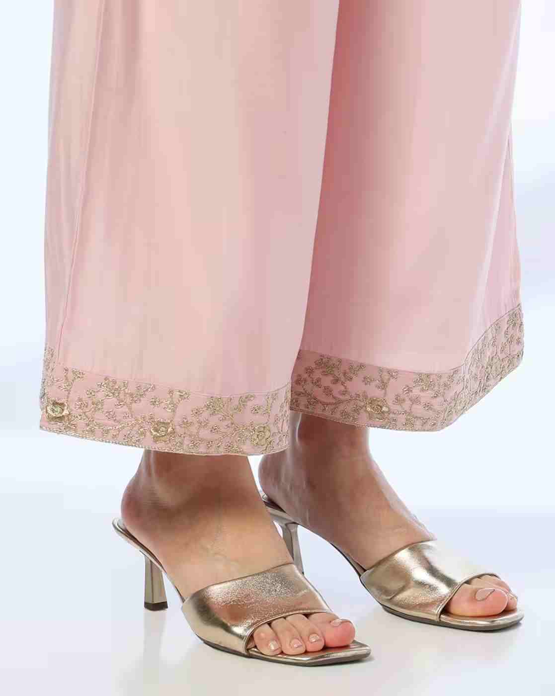 AVAASA SET | Women Embellished Straight Kurta with Palazzos|5