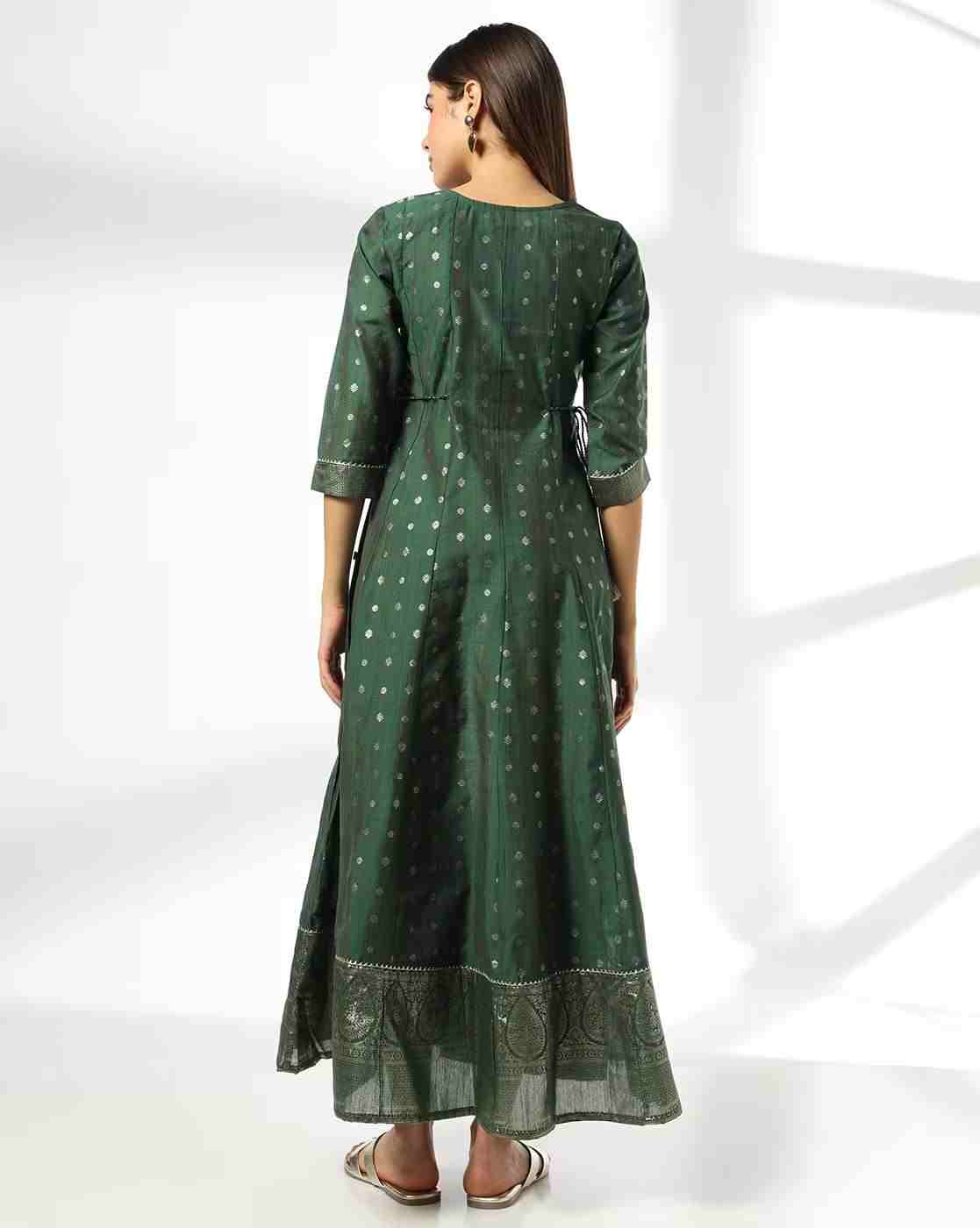 AVAASA SET | Women Embroidered Fit & Flare Dress|2