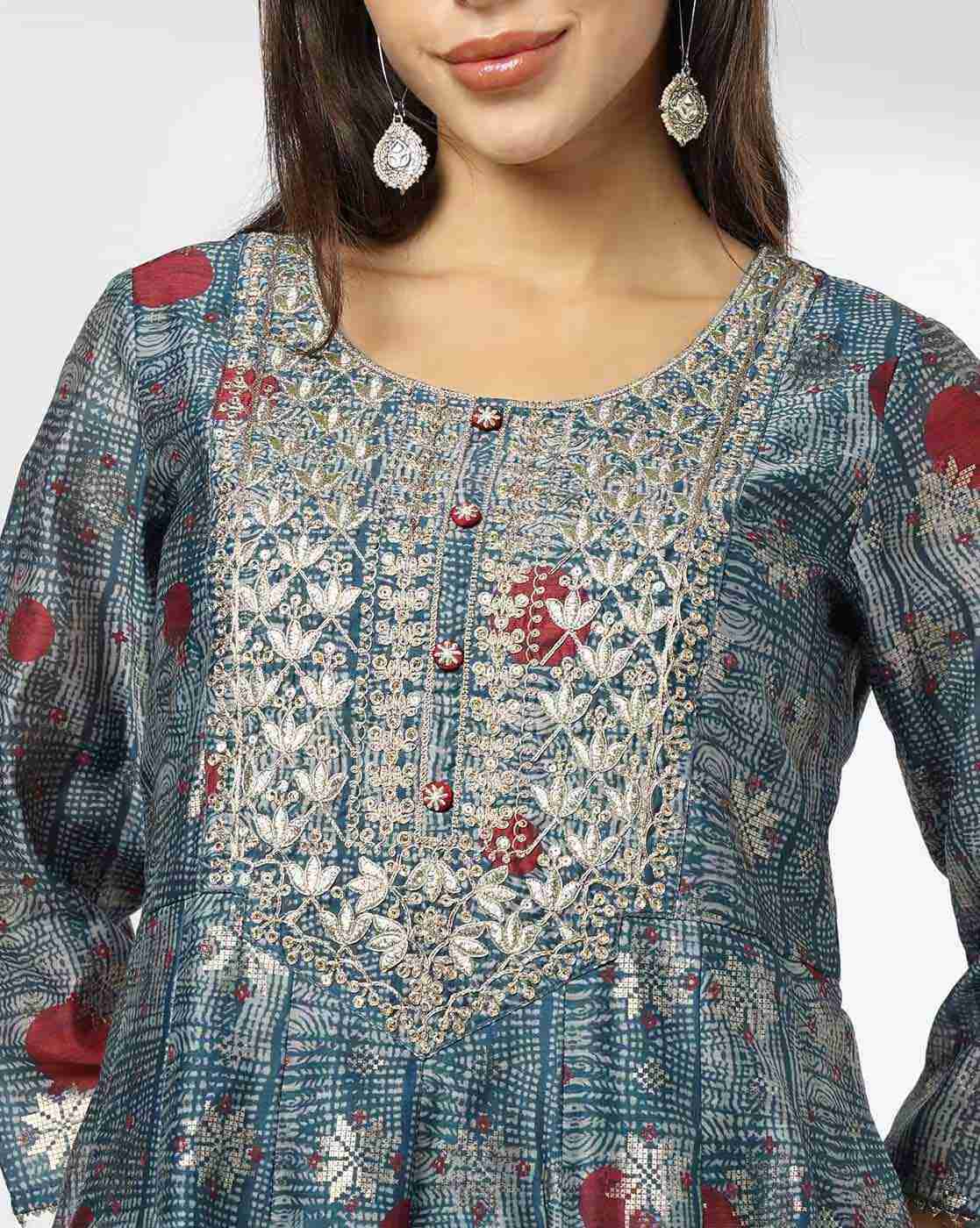AVAASA SET | Women Printed Maxi Dress|3