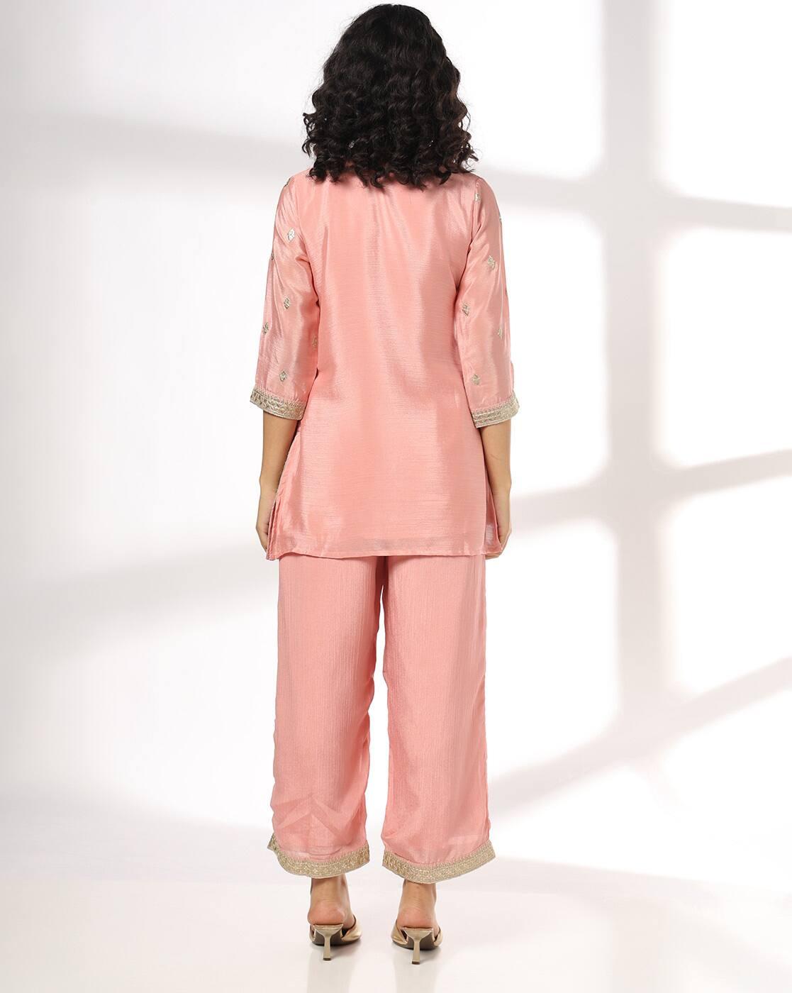AVAASA SET | Women Short Straight Kurta Set|2