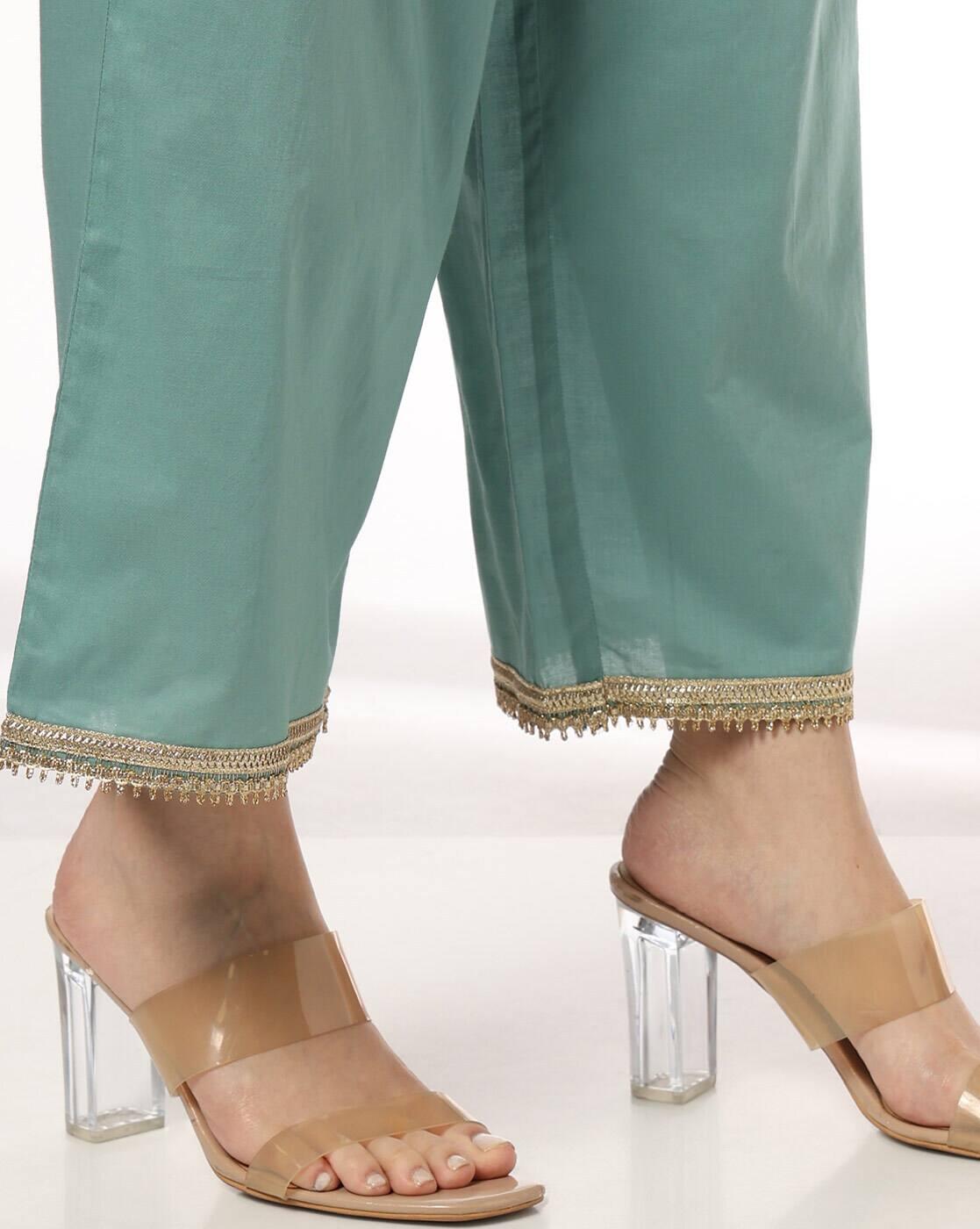 AVAASA SET | Women Embellished A-Line Kurta & Palazzos Set|5
