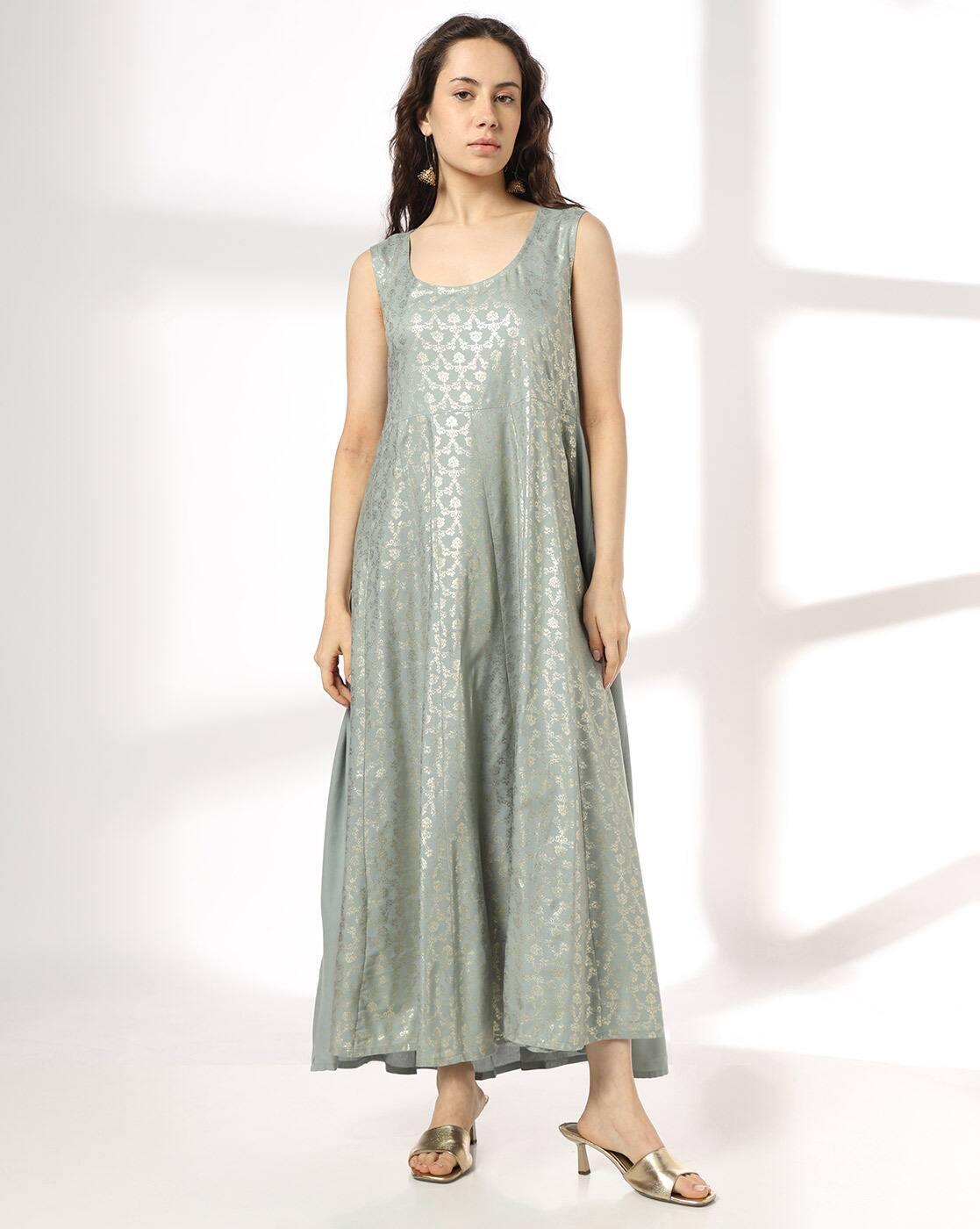 AVAASA SET | Women Floral Print A-Line Dress|3
