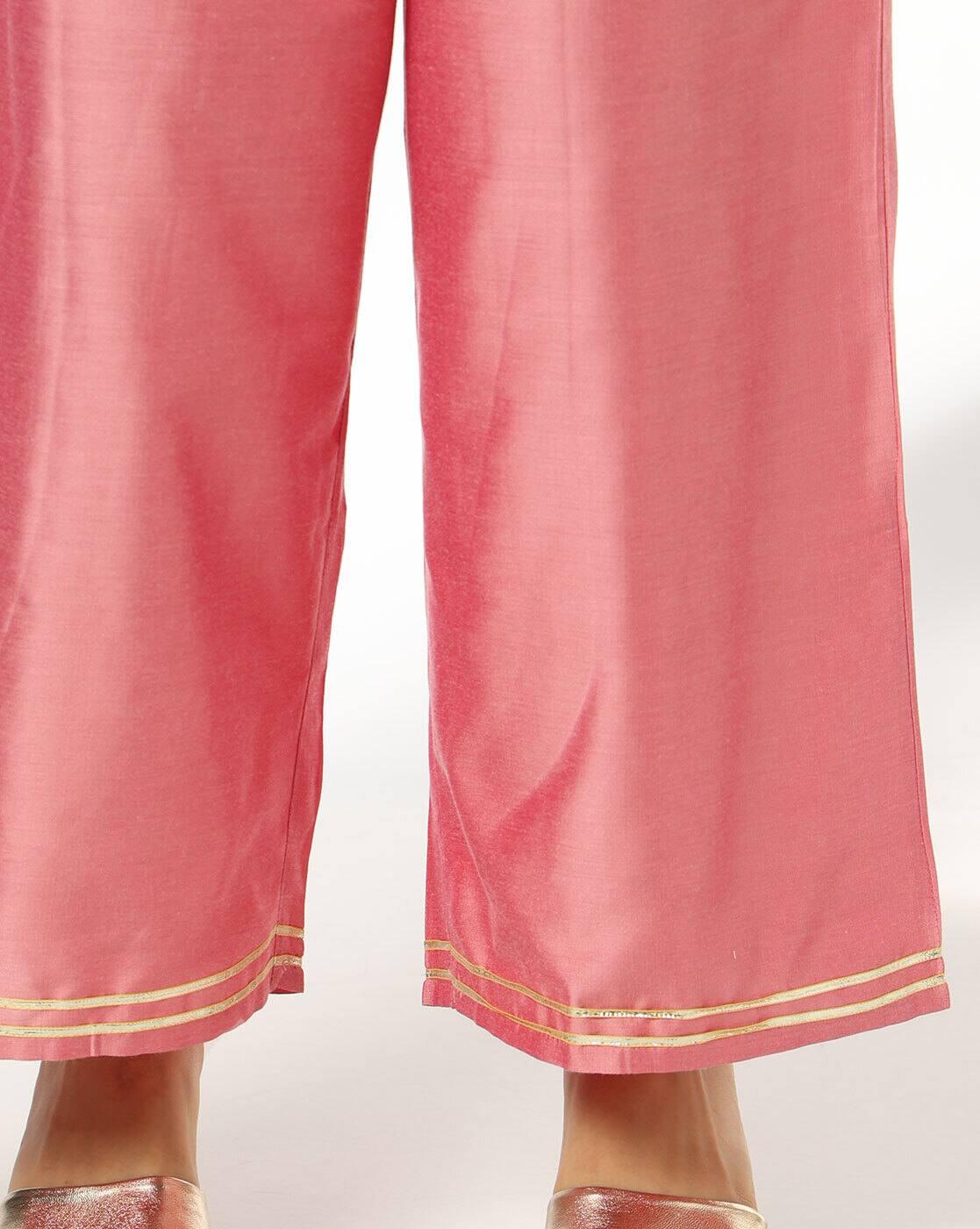 AVAASA SET | Women Embellished Straight Kurta with Palazzos & Dupatta|6