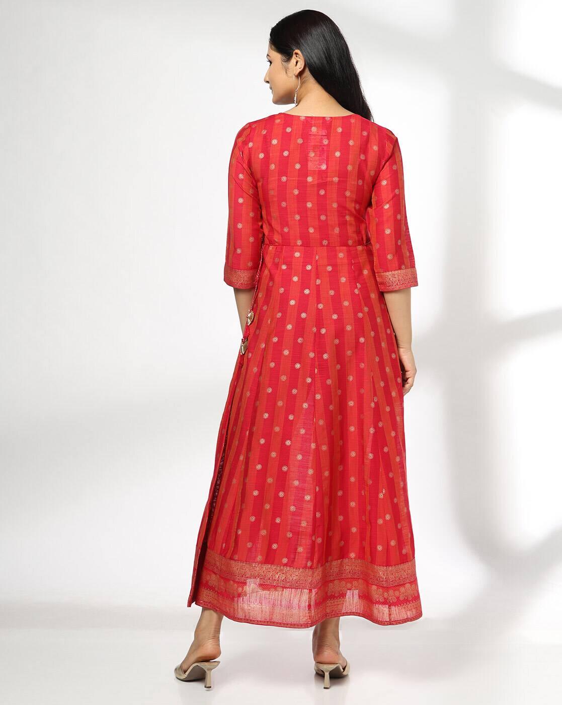 AVAASA SET | Women Embellished Flared Dress|2