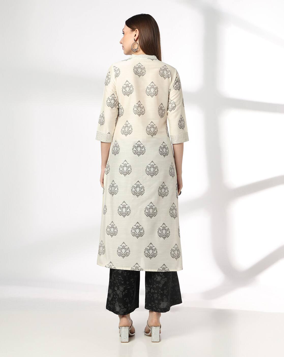 AVAASA SET | Women Printed Straight Kurta & Palazzos Set|2