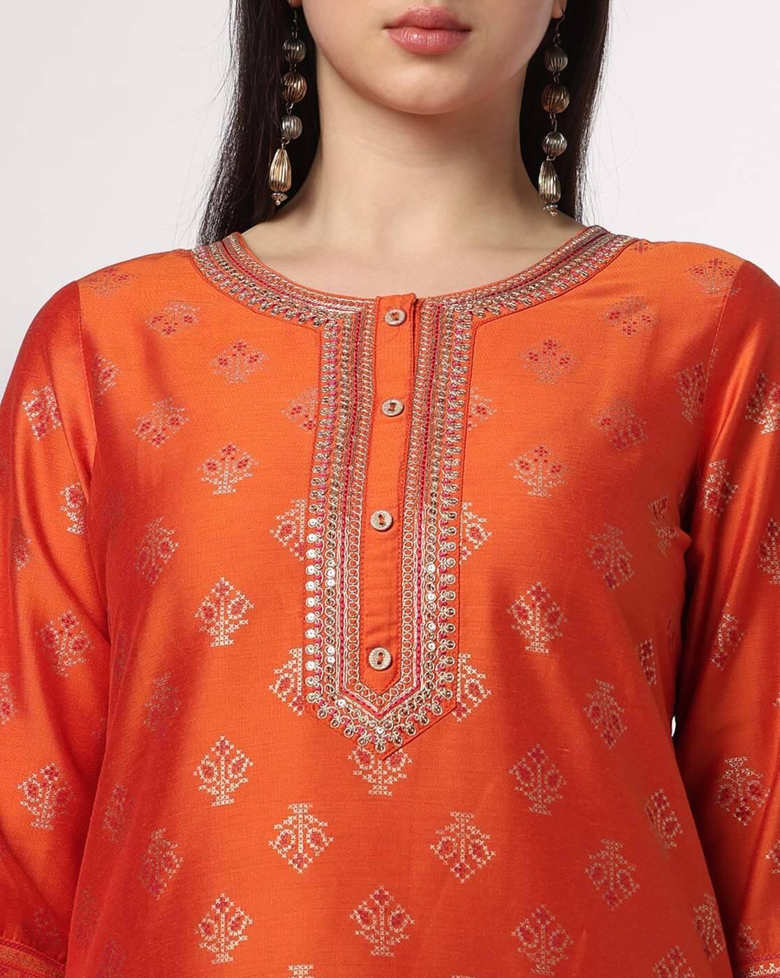 AVAASA SET | Women Embellished Straight Kurta Bottom Set|3