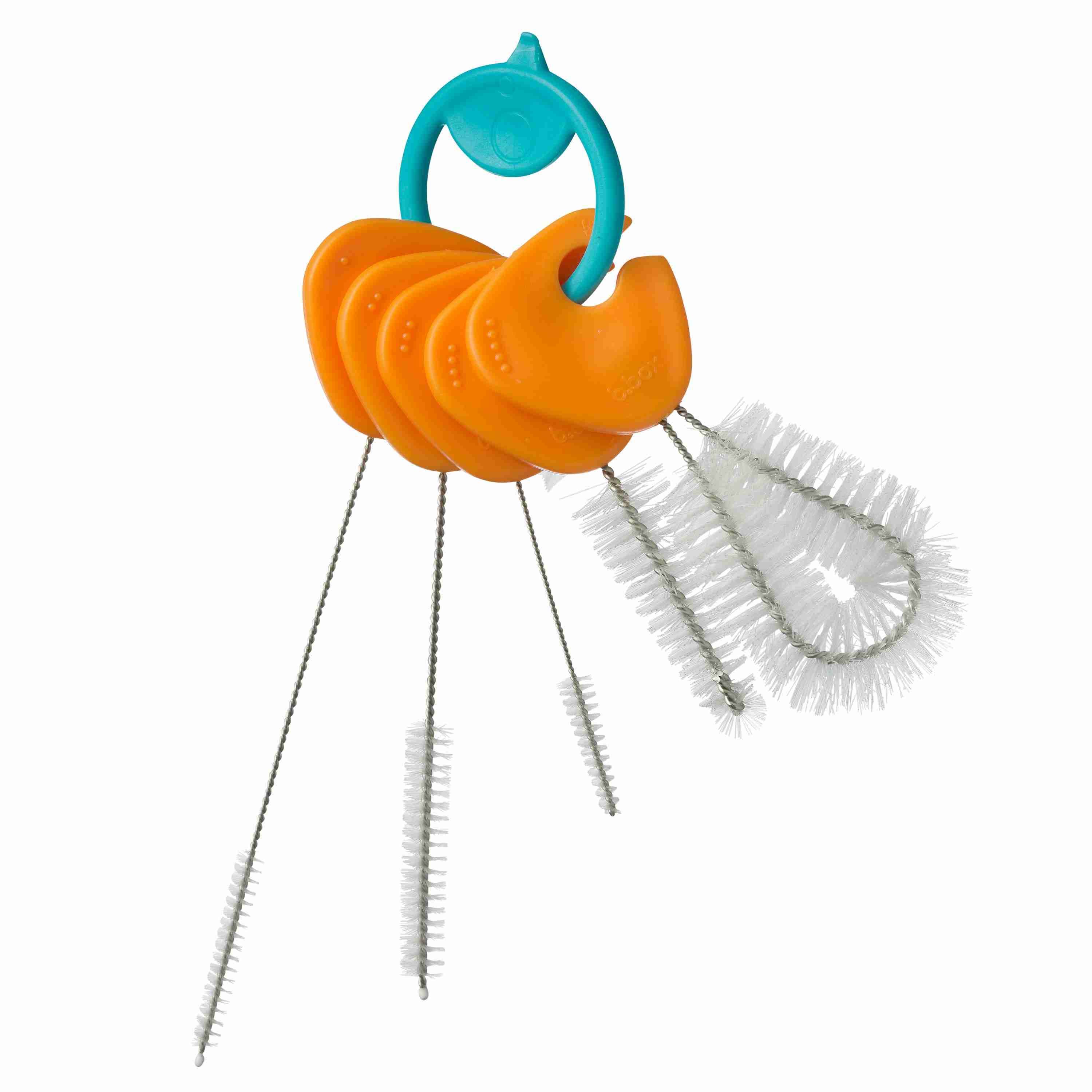 b.box 5 in 1 Cleaning Brush Set - Orange