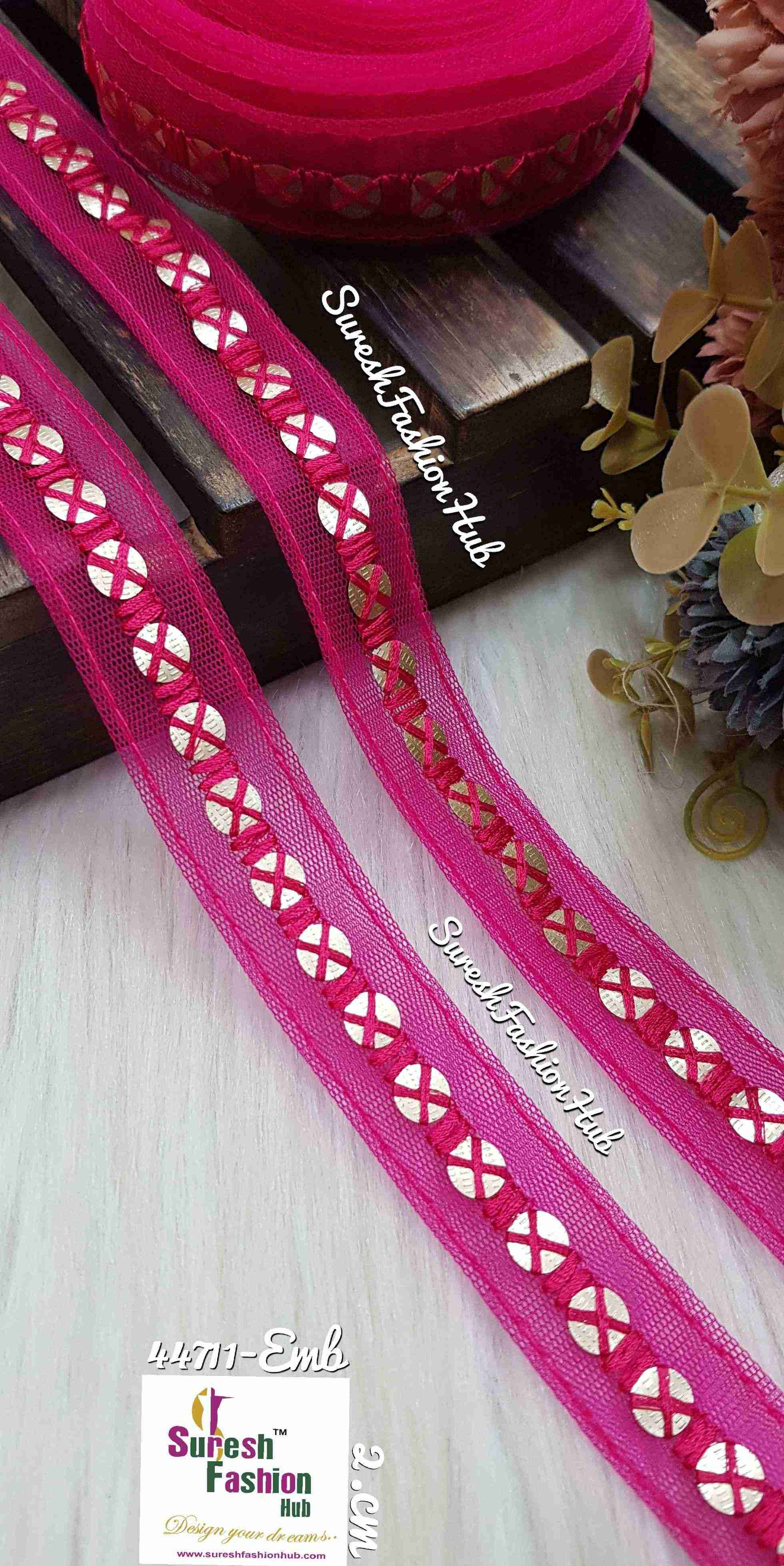 Rani Net Touch Sequin Thread Lace