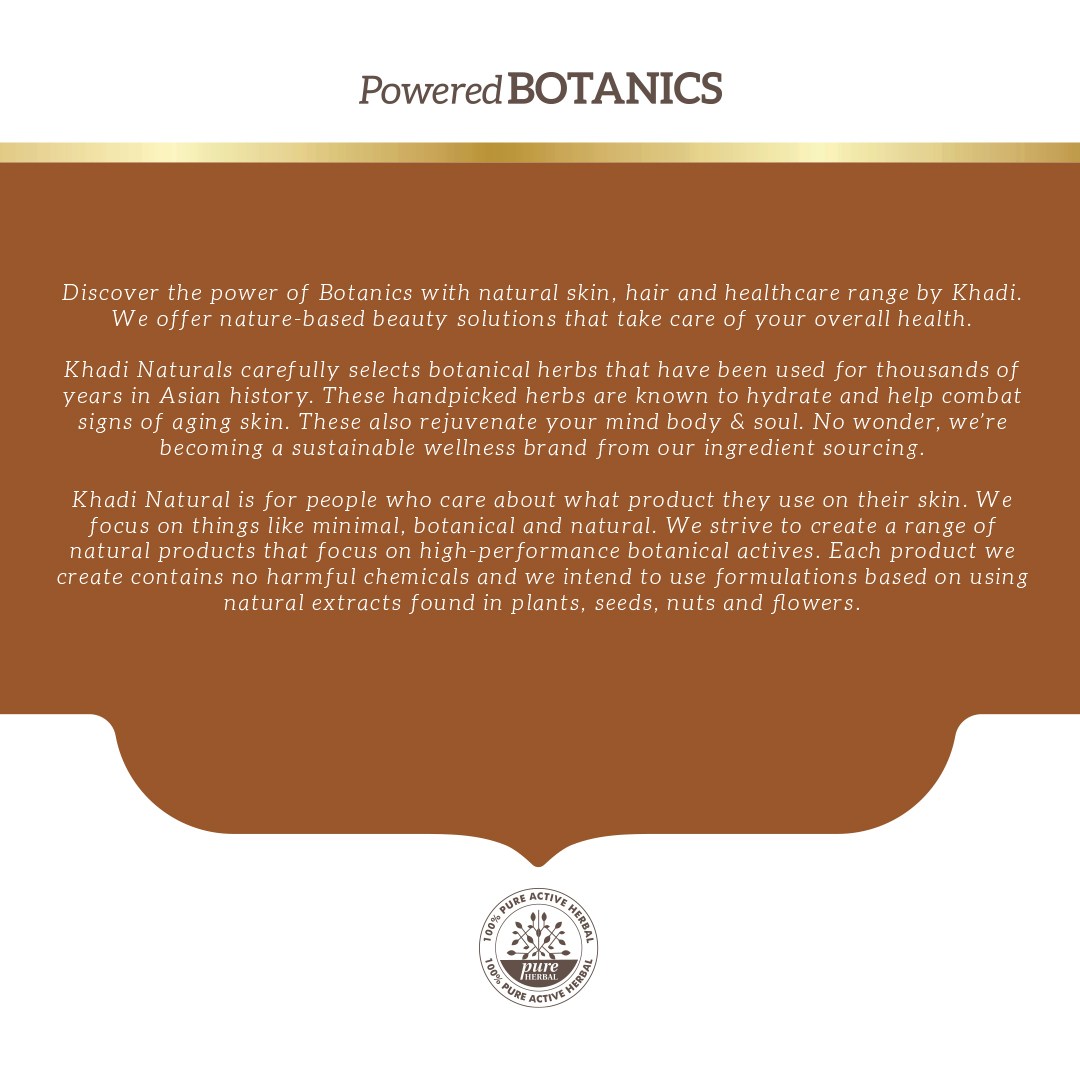 KHADI NATURAL Shikakai & Honey Hair Cleanser-Powered Botanics