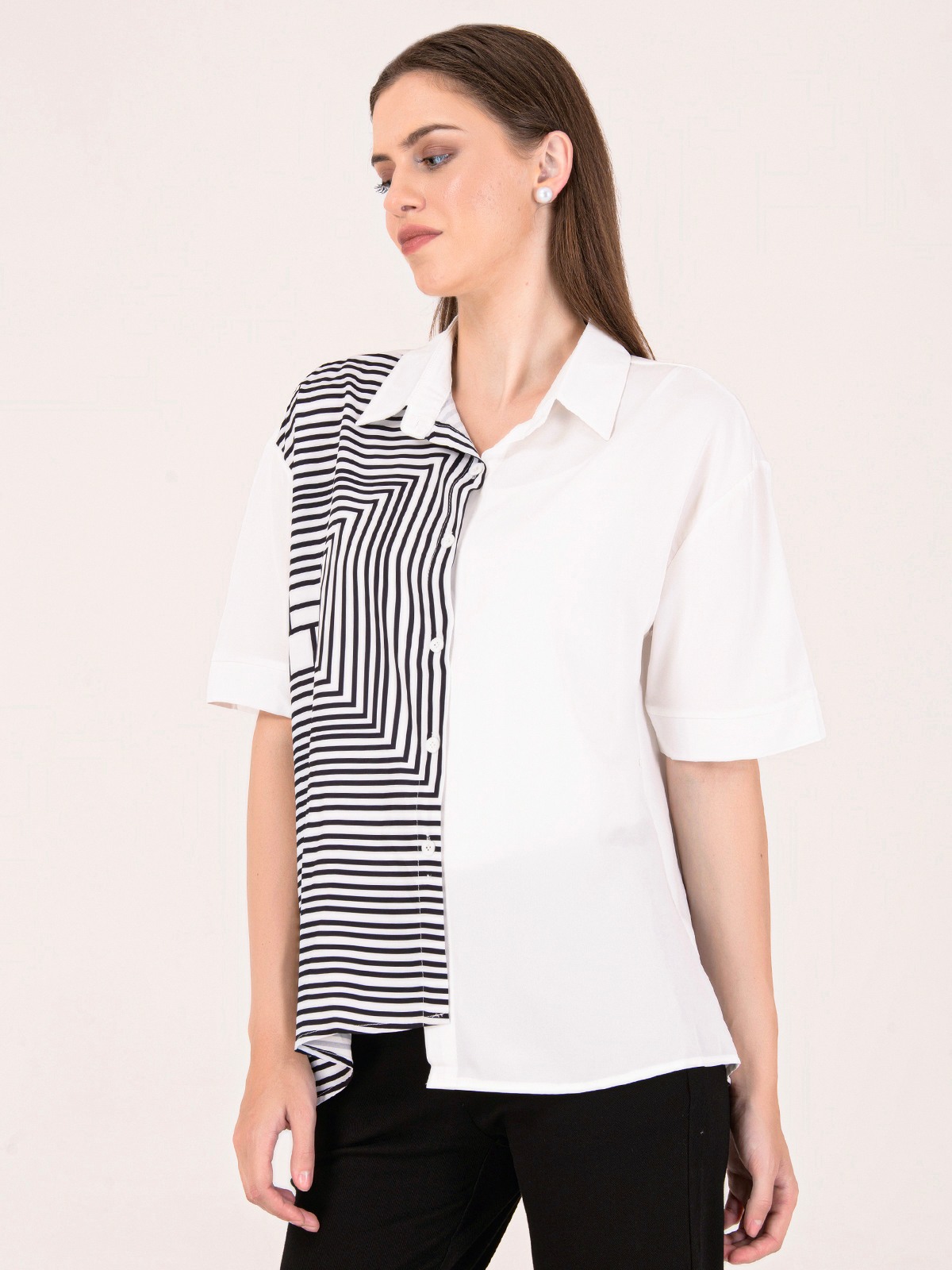 Albion Women White Smart Top