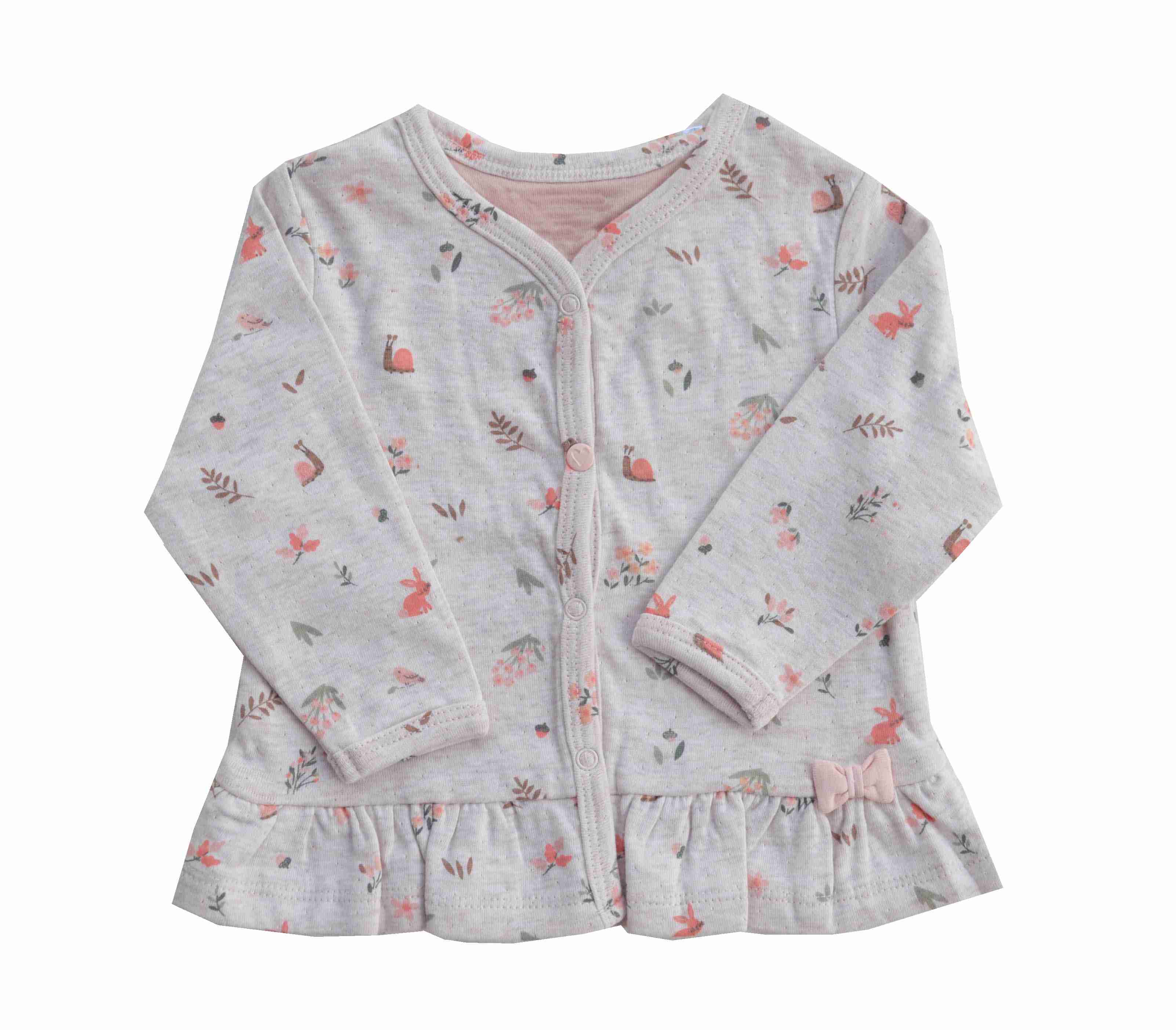 Baby Girls Top with full sleeves;Color-Lt.Pink
