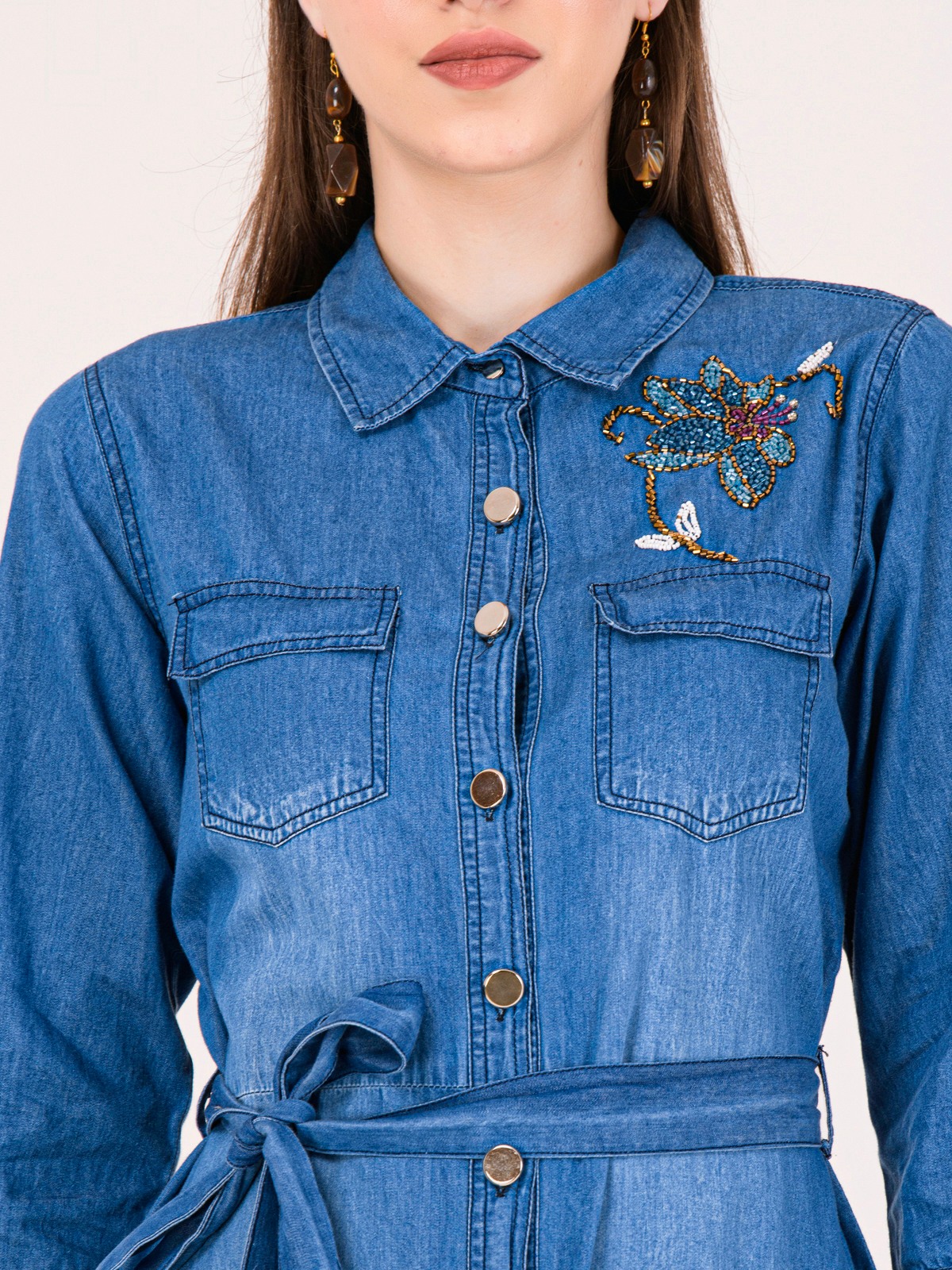 Albion Women Blue Smart Dress