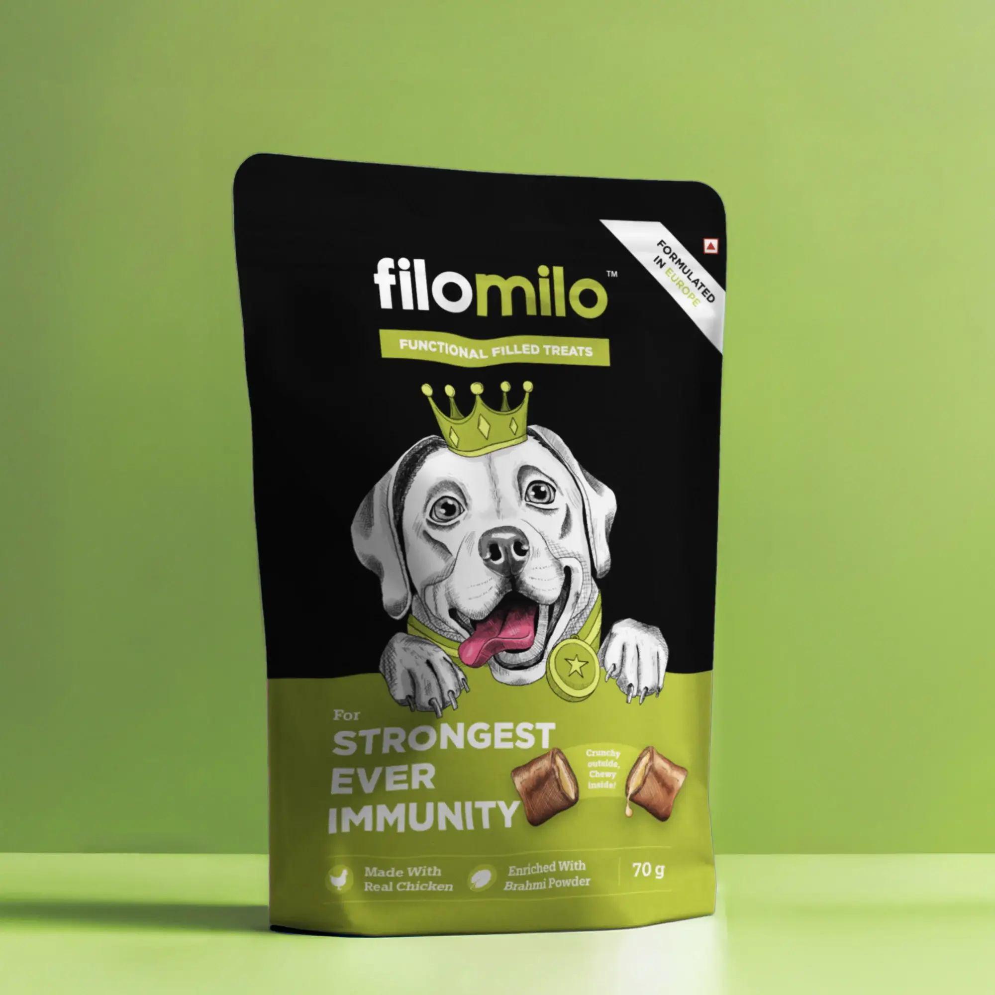 Filomilo Functional Filled Treats For Dogs (Strongest Ever Immunity), 70g