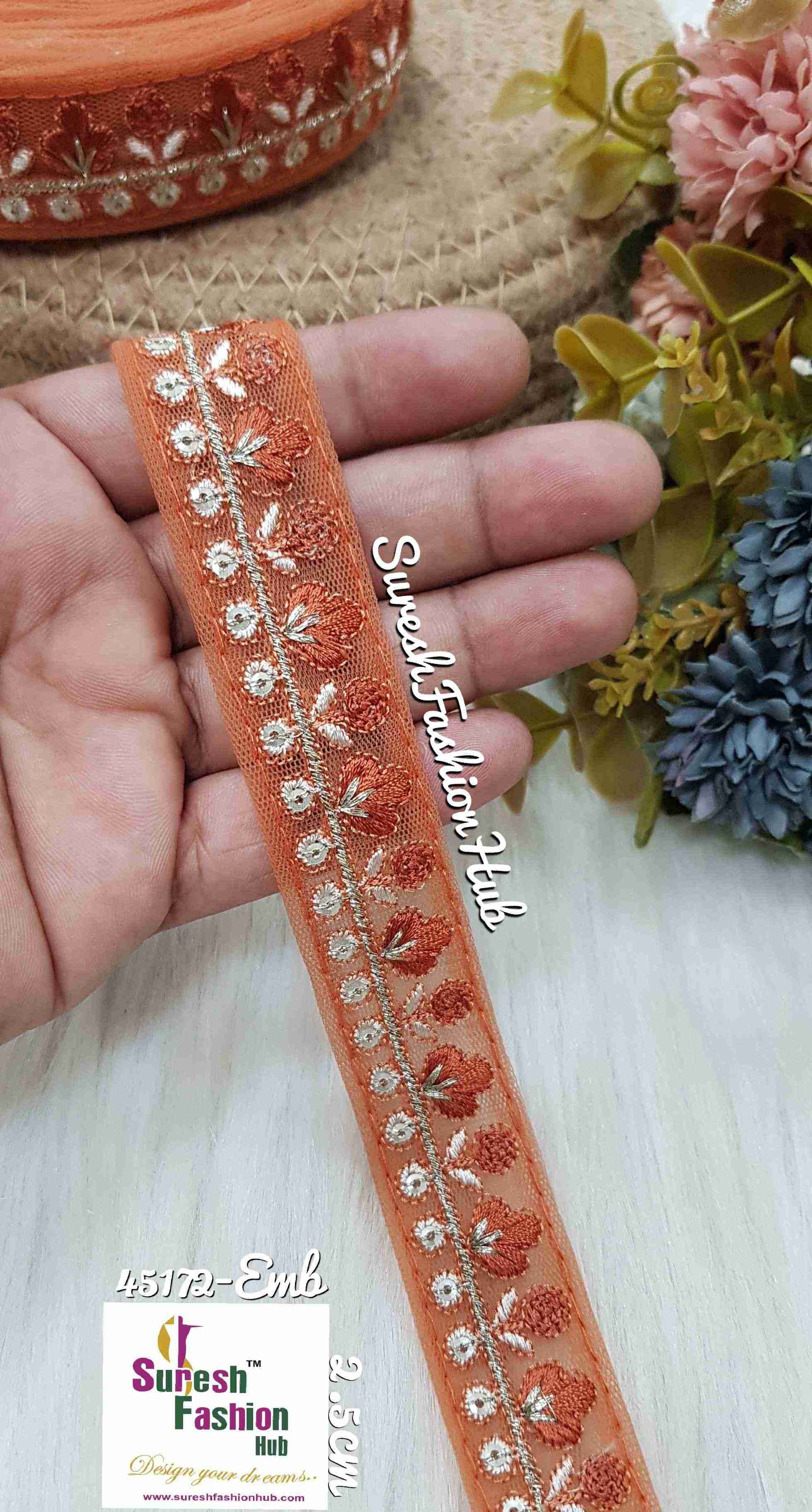  Radiant Rusty Orange Threaded Designer Trim