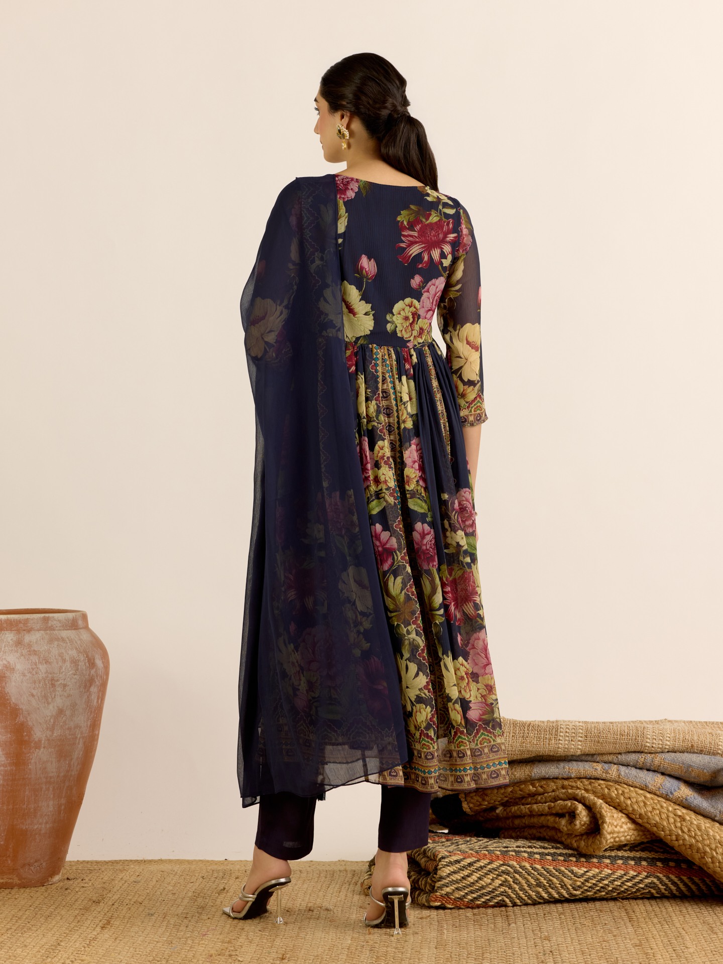 Navy Lyala Suit Set