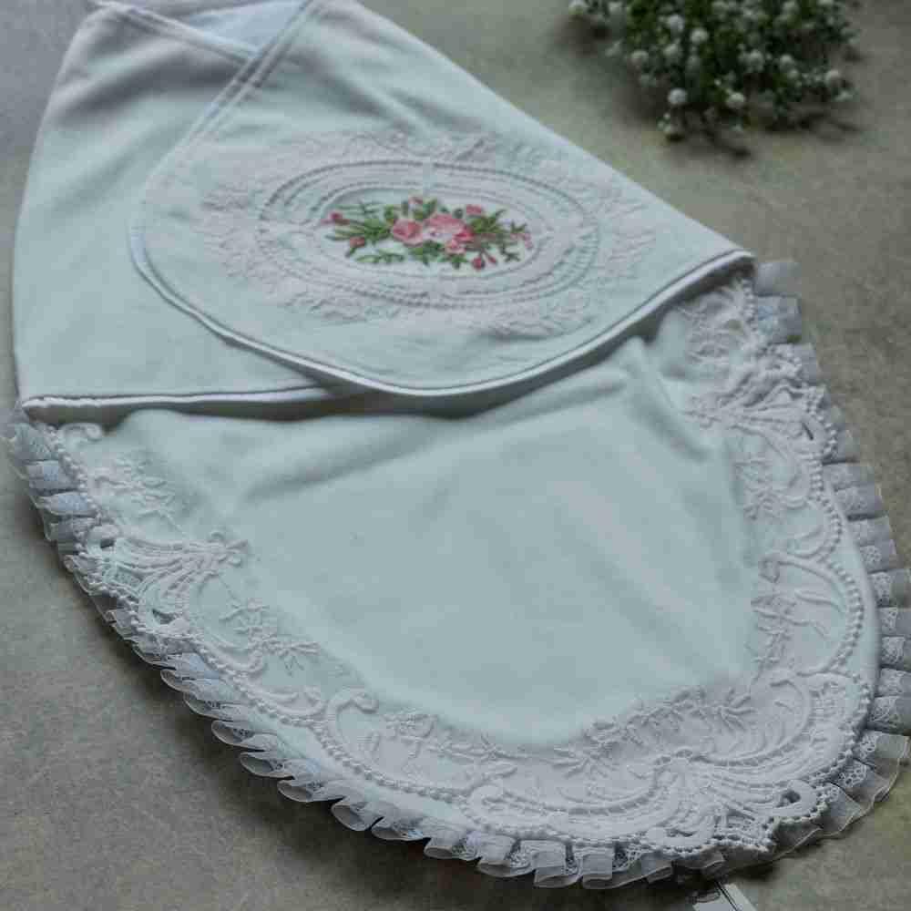 Ivory Lace Embrace Swaddle Wrap