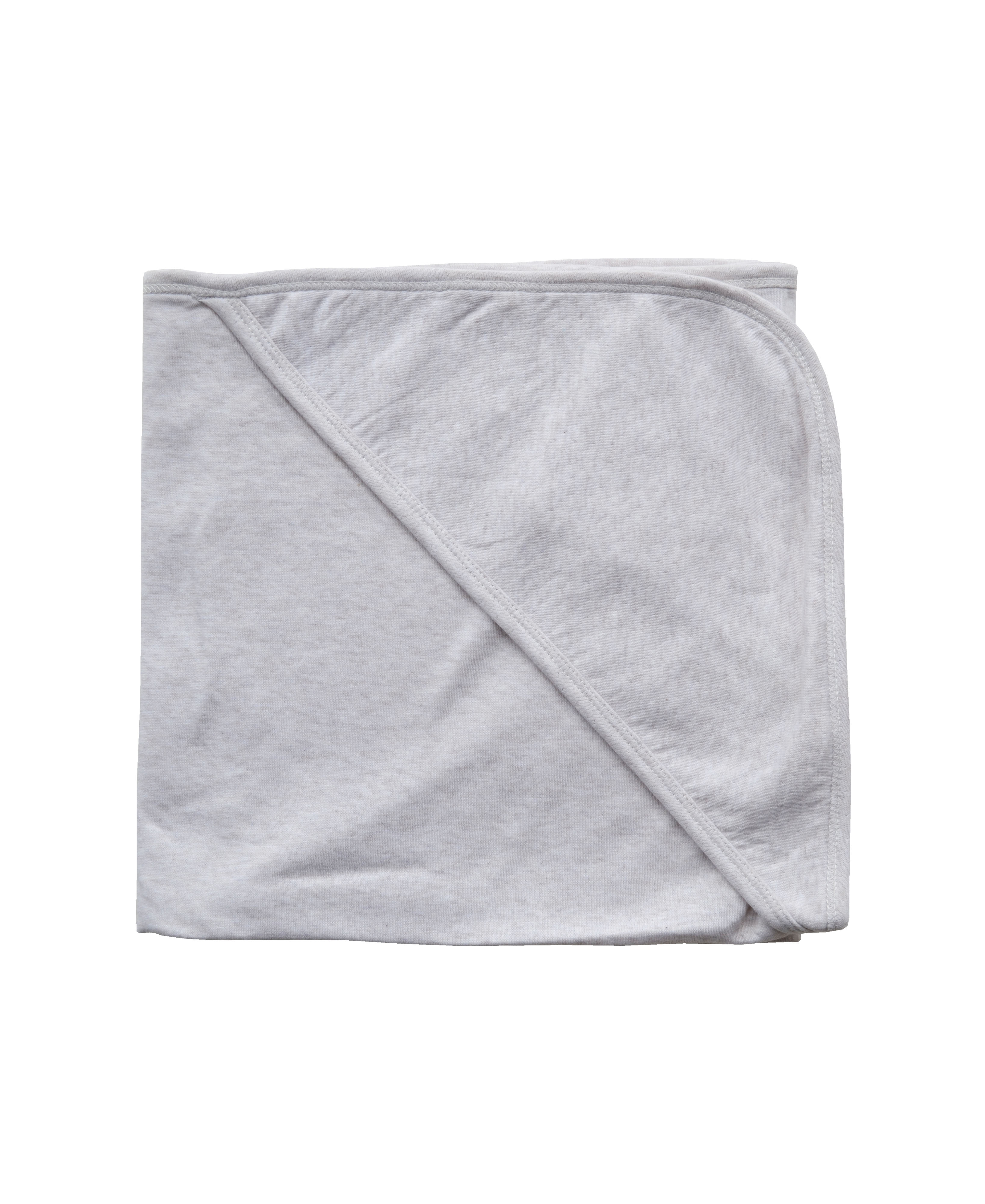 Beige Melange Wrap with Hood (100% Cotton Pointel Fabric)
