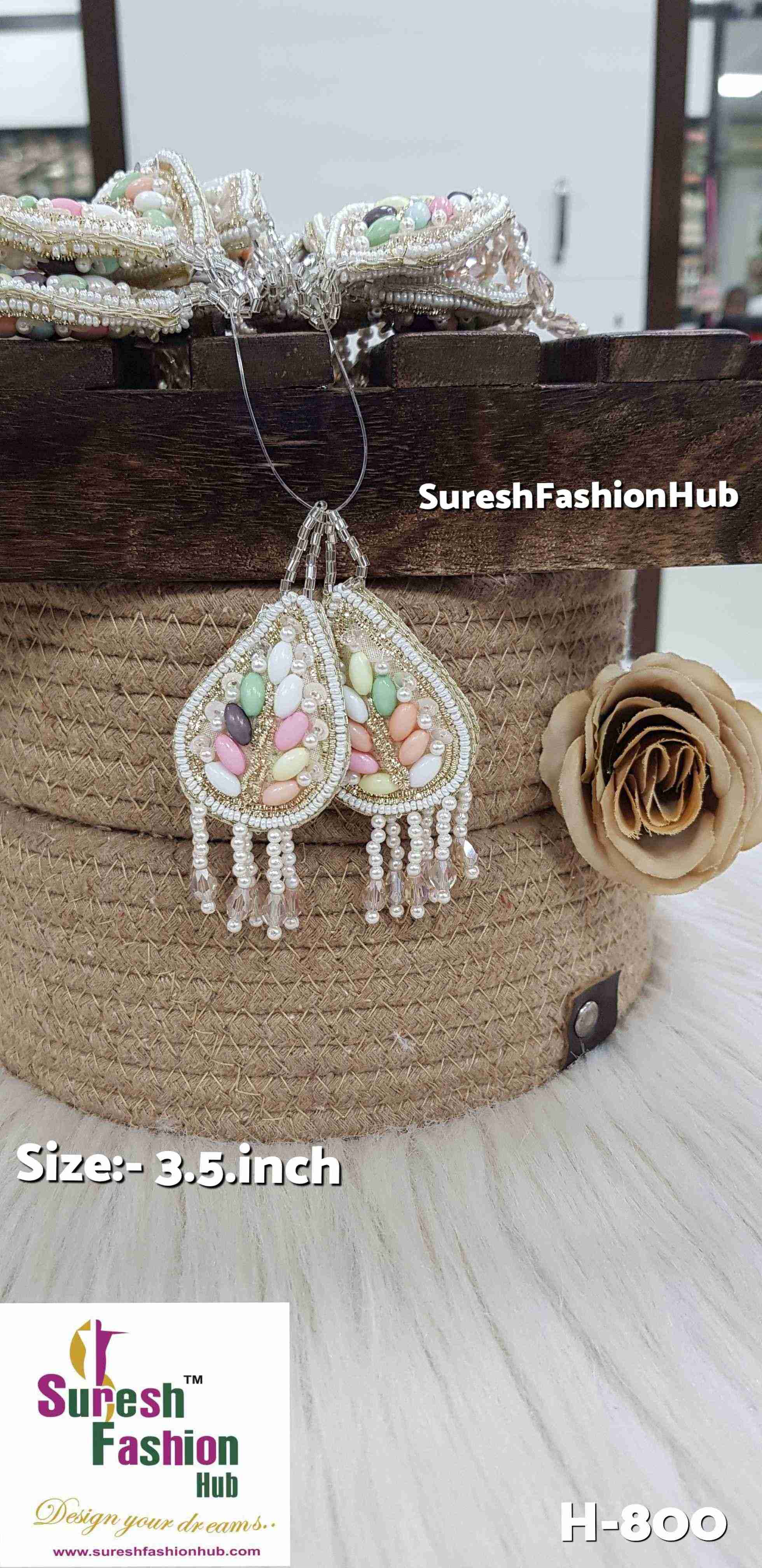 Divine Diya Pearl Tassels