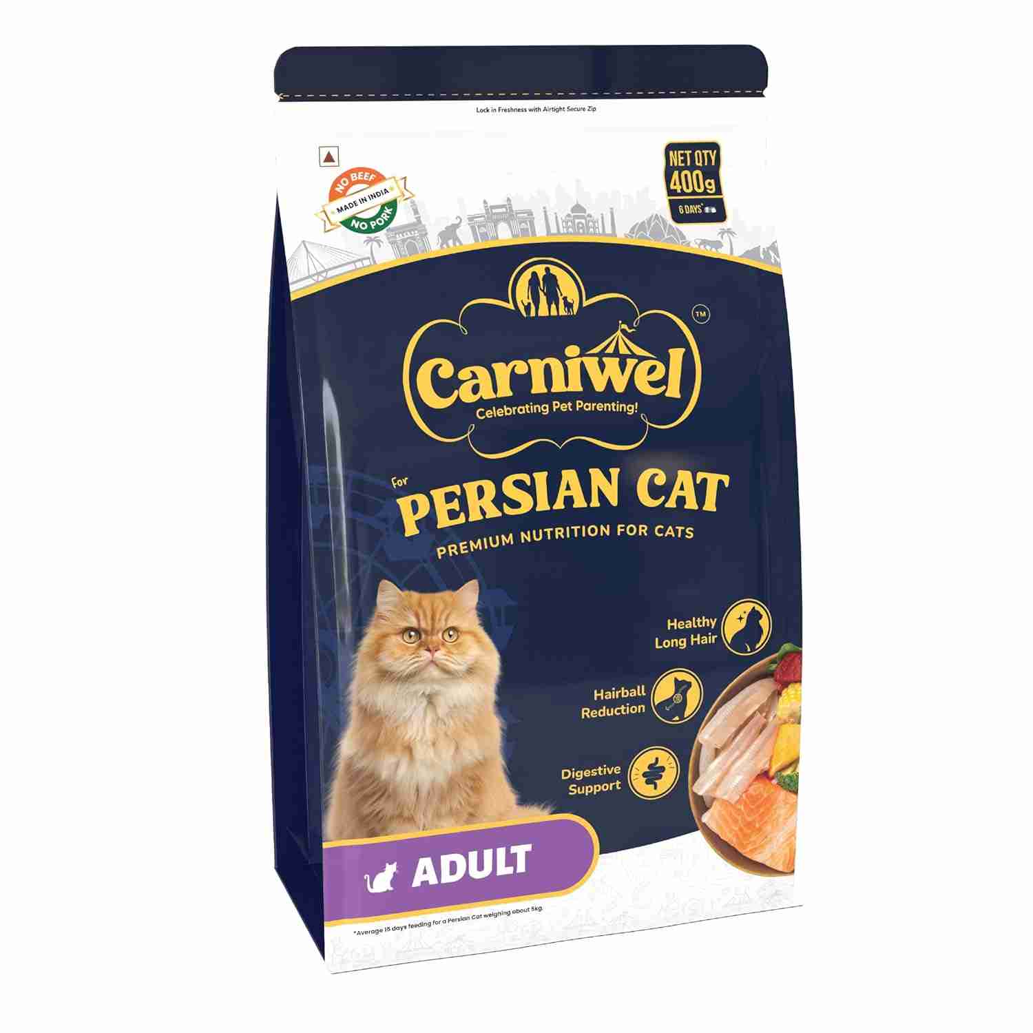 Carniwel | Carniwel Persian Adult Dry Cat Food, 400g
