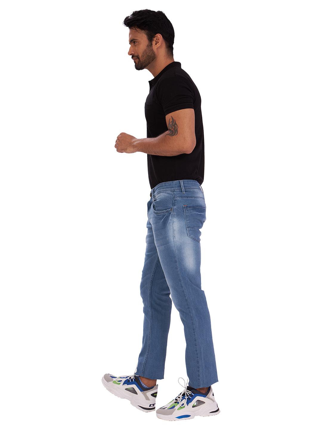 D'cot by Donear Men's Blue Cotton Jeans