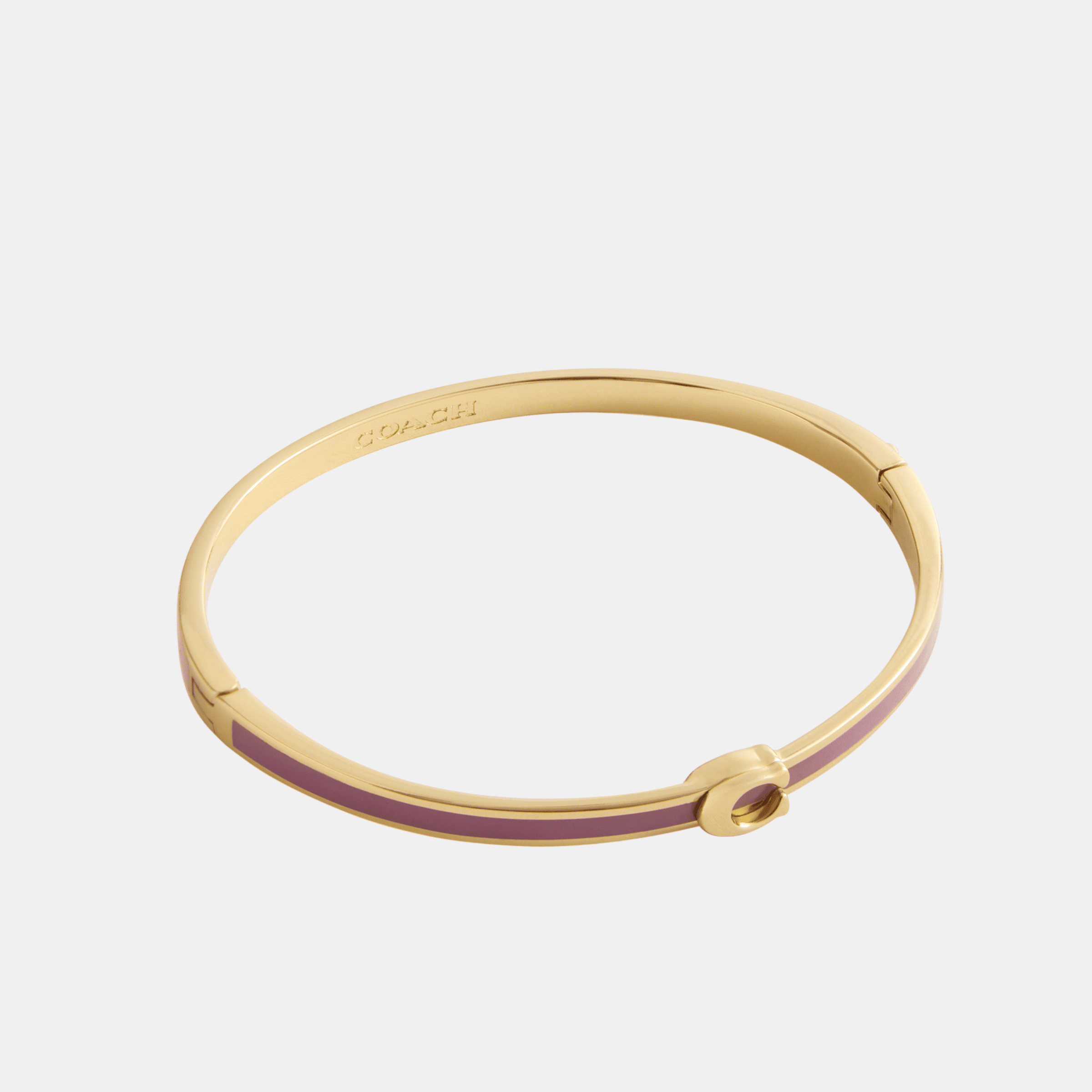 Signature C Enamel Bangle Bracelet