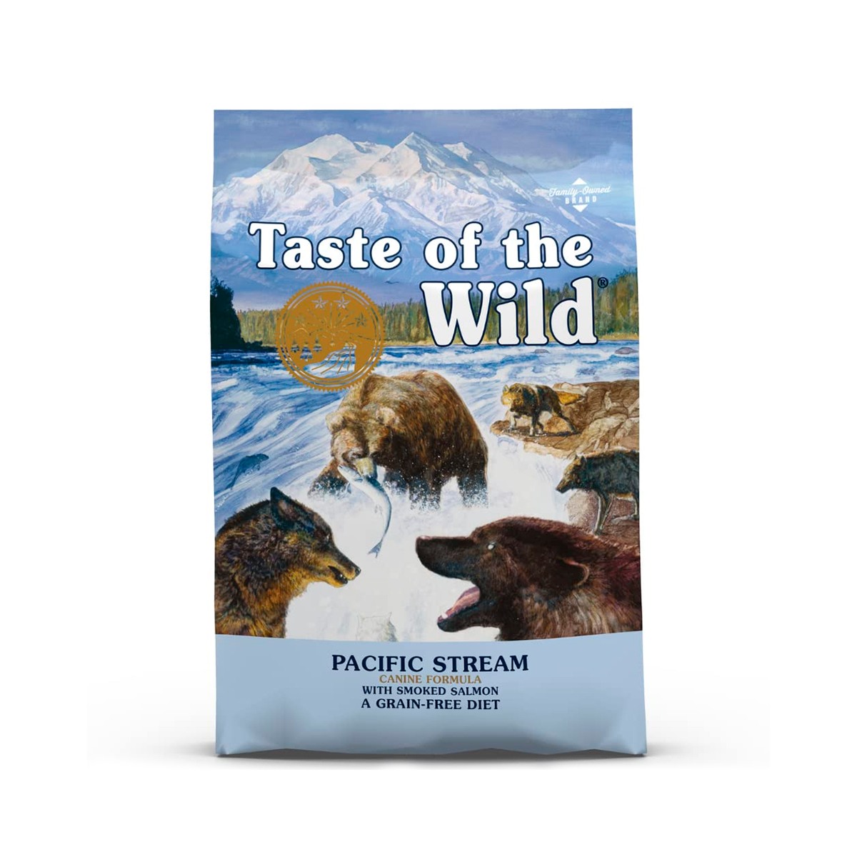 Taste of Wild Pacific Stream Canine Adult (Smoked Salmon) Dry Dog Food - 12.2KG
