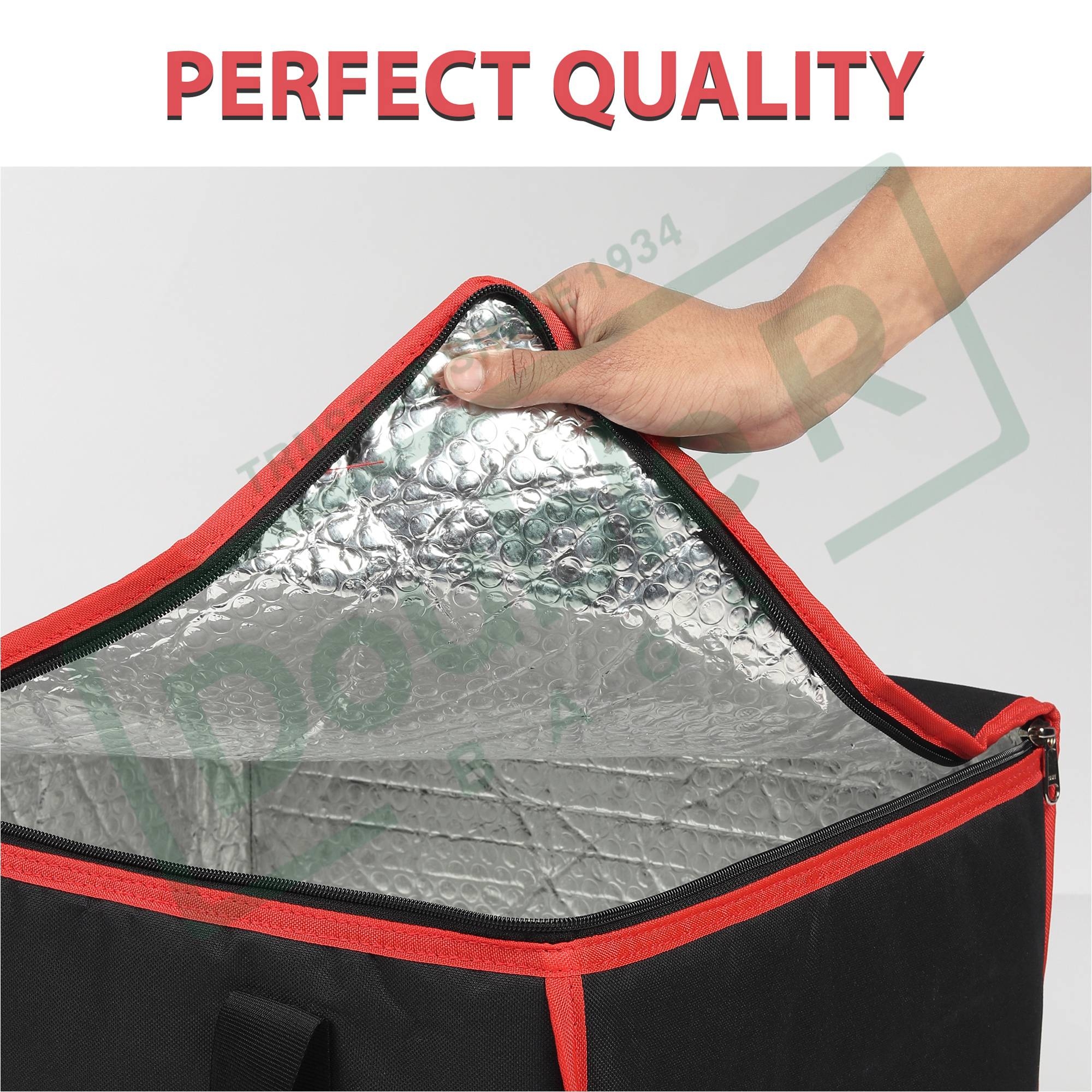 DOUBLE R BAGS | DOUBLE R BAGS Thermal Bags for Cold and hot Food Bag (Red) 6