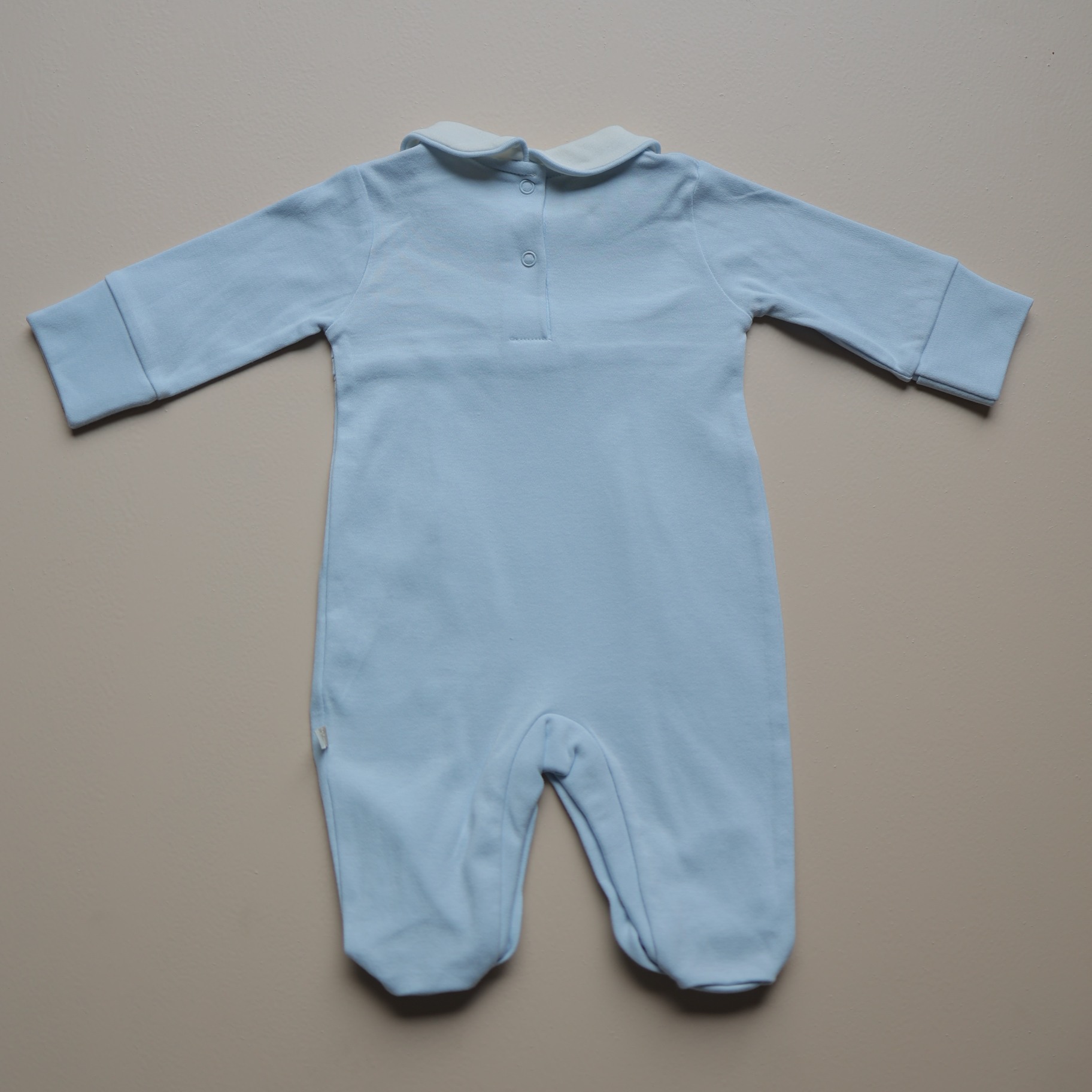 Skyline Pinstripe Baby Romper