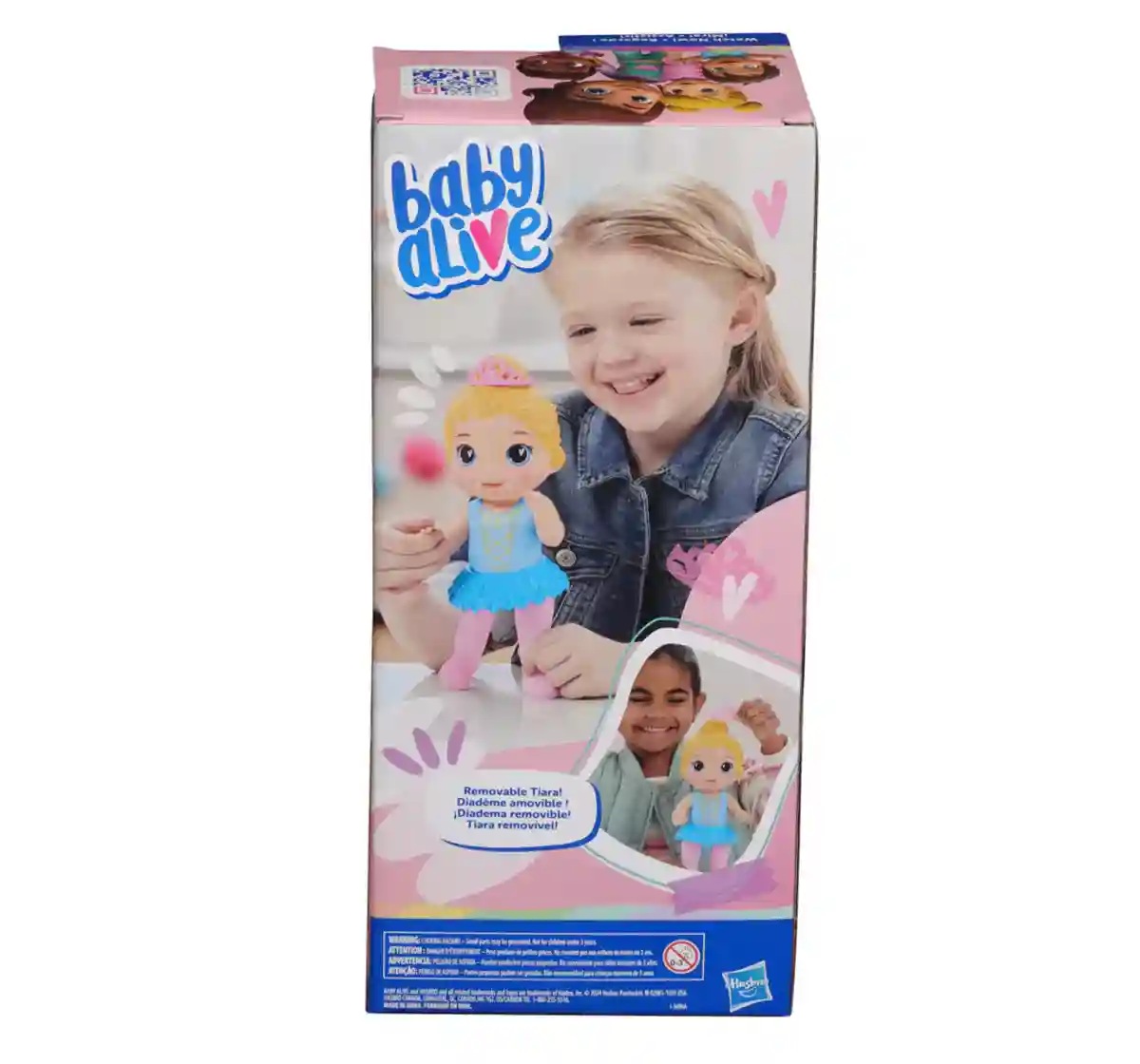 Baby Alive Princess Ballerina Doll - Blonde Hair, 10.25" Tall, Movable Arms & Legs, Tiara Accessory - View #2