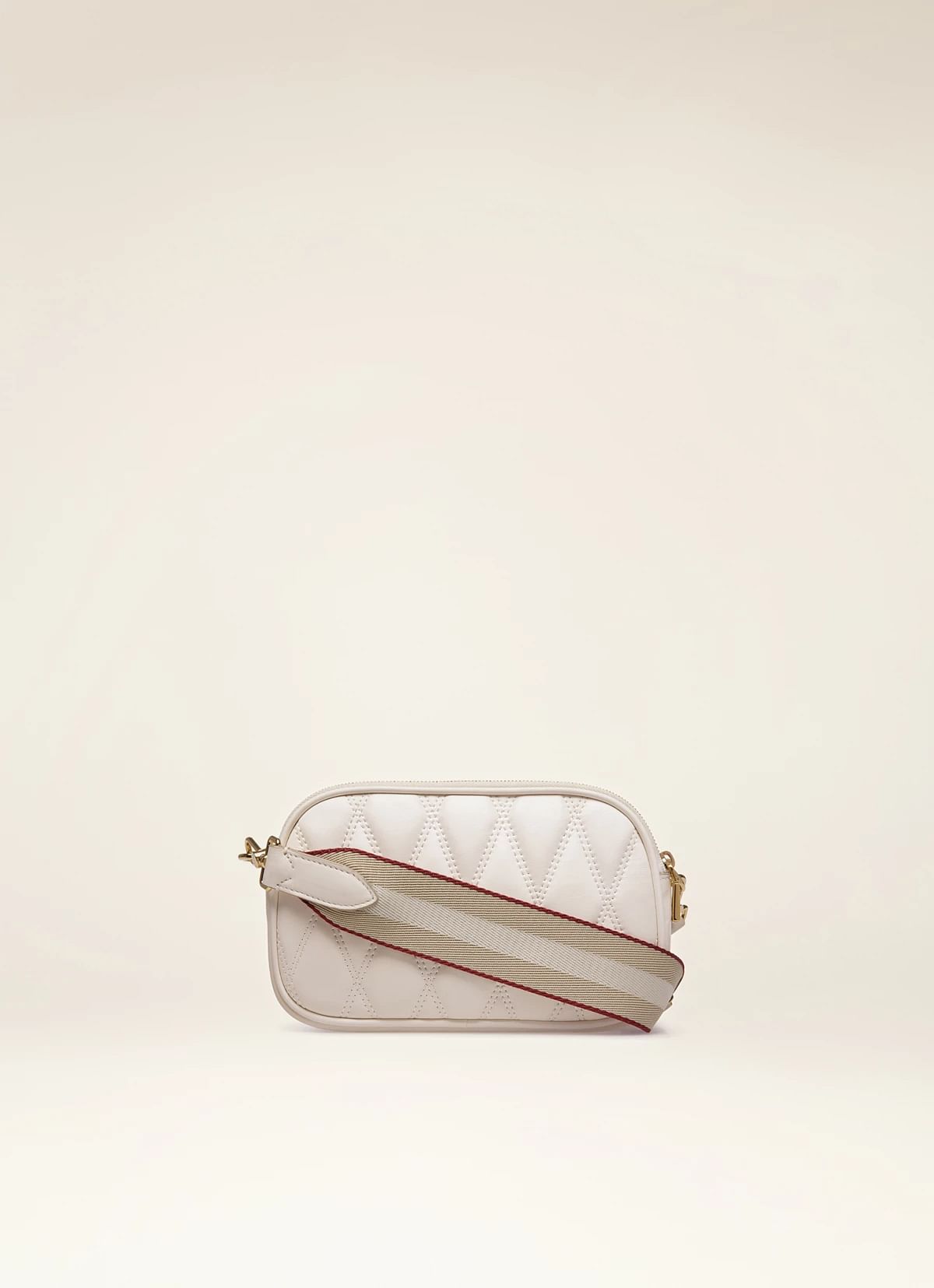 Denni Leather Minibag In Bone