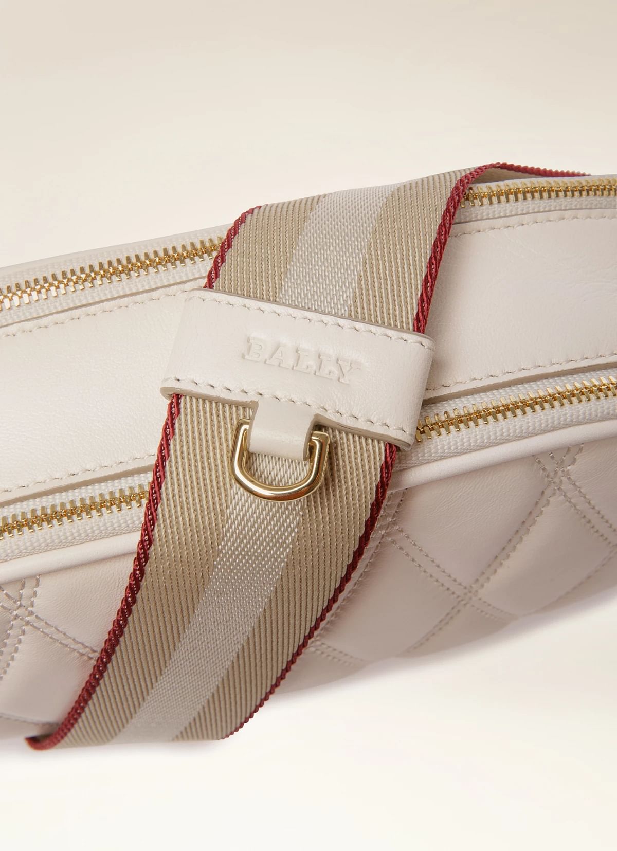 Denni Leather Minibag In Bone