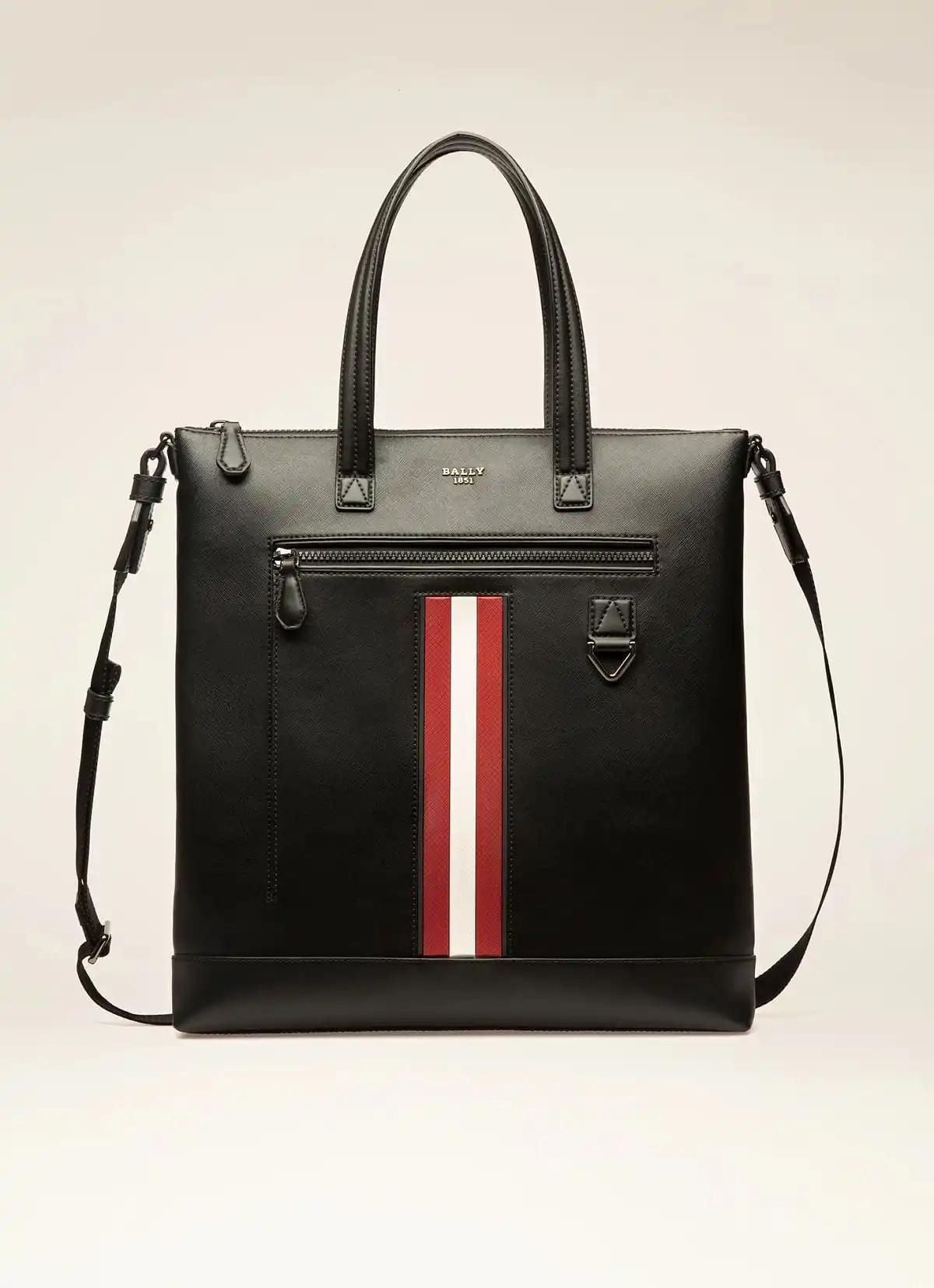 Mahir Recycled Leather Tote Bag In Black