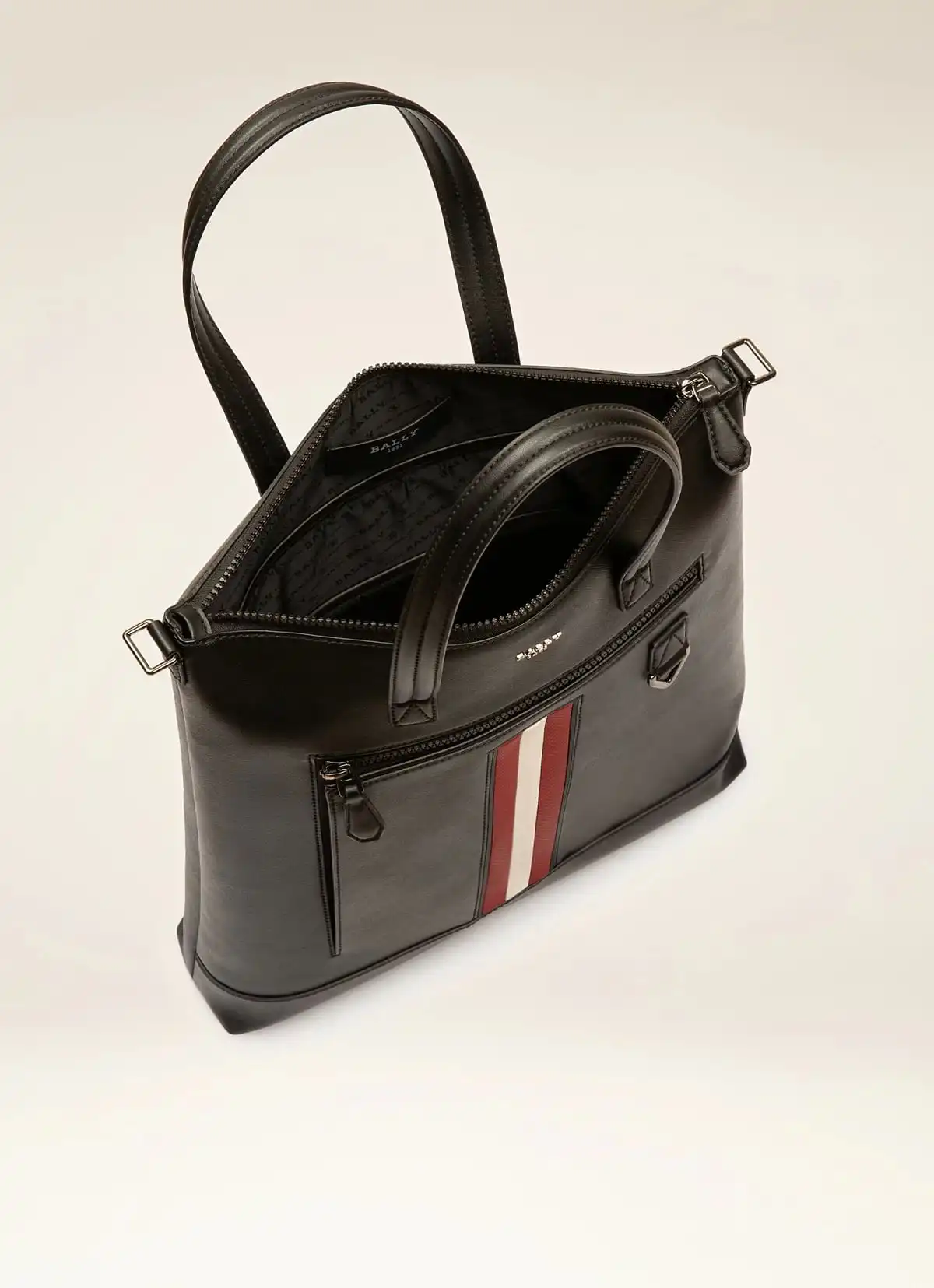Mahir Recycled Leather Tote Bag In Black