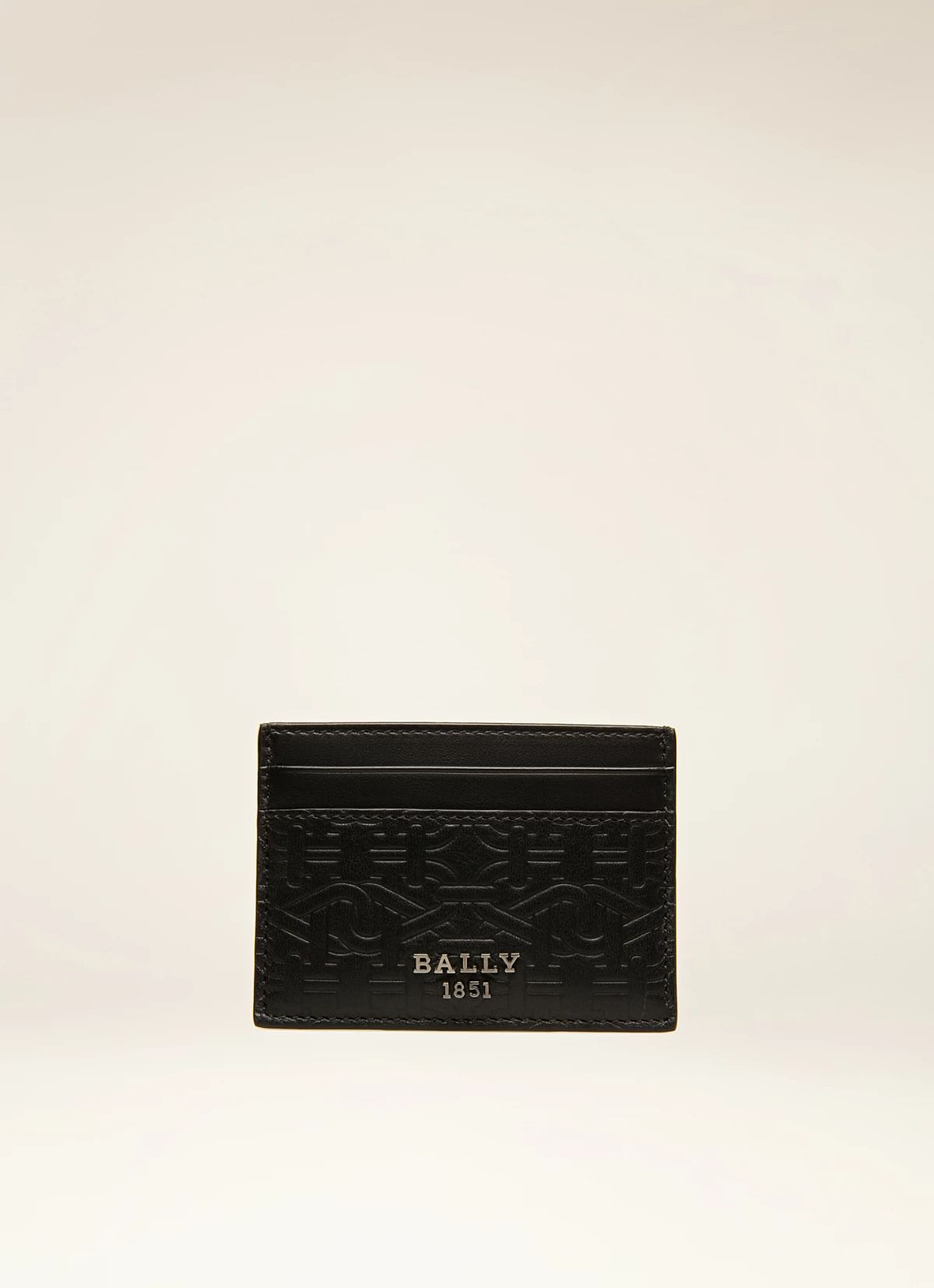 Bhar Leather Card Holder In Black