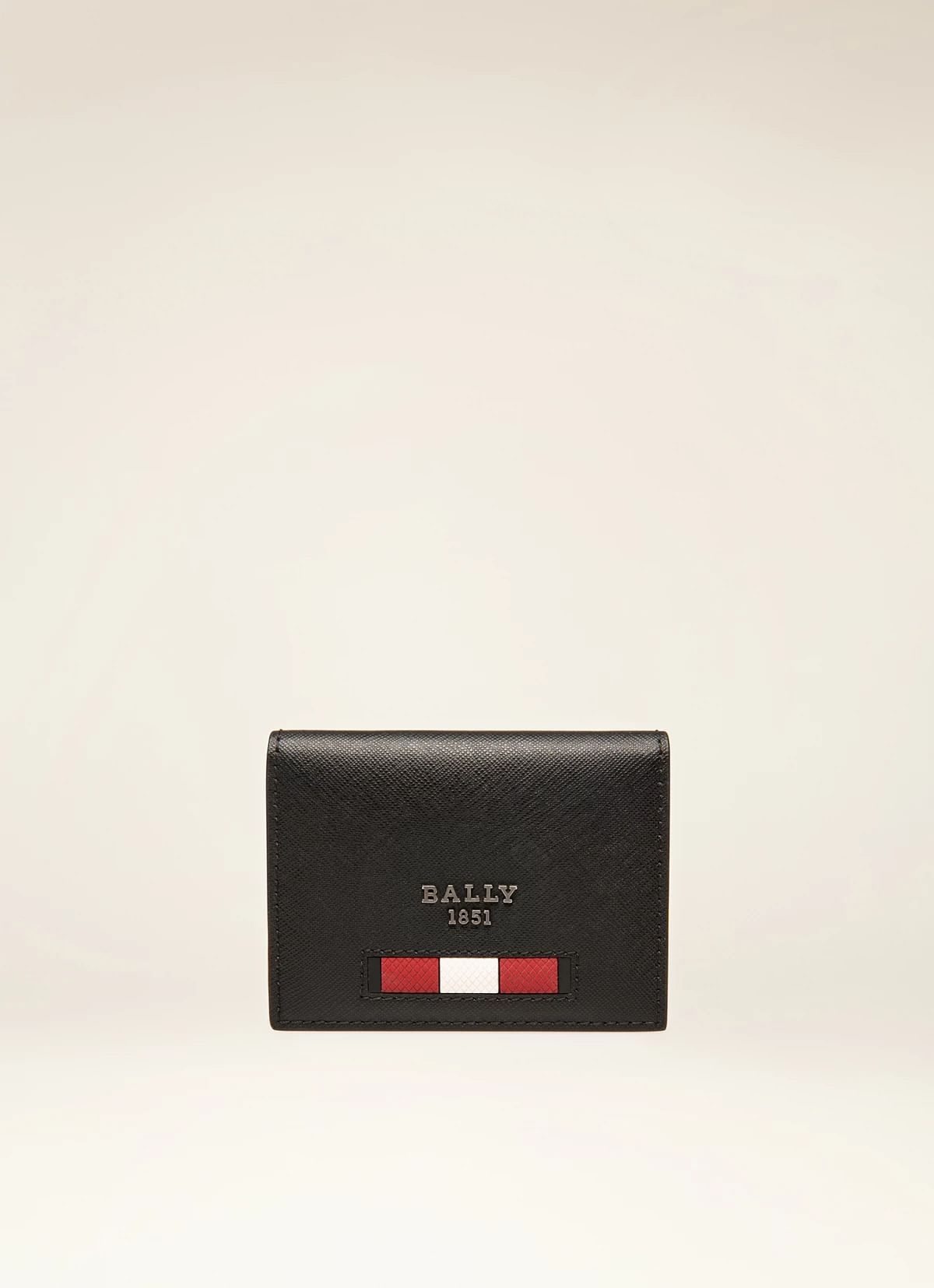 Balder Recycled Leather Card Holder In Black
