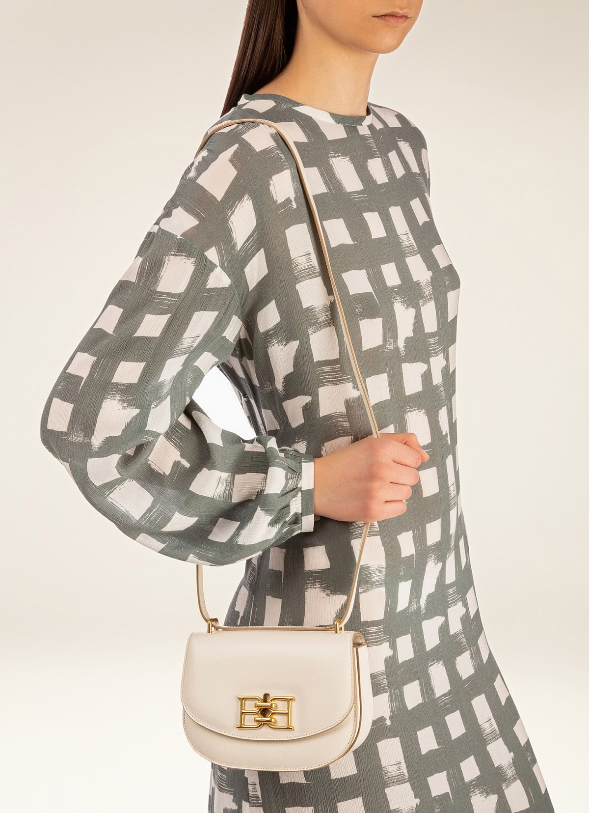 Baily Leather Minibag In Bone