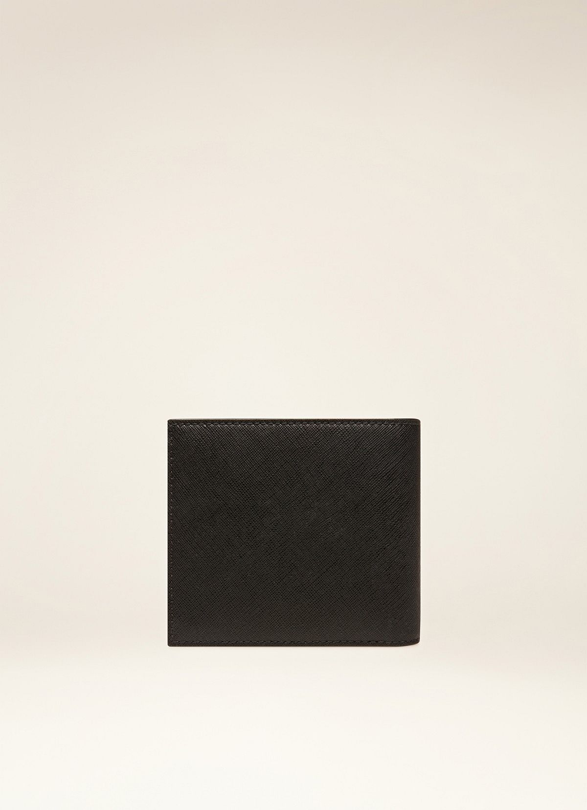 Brasai Recycled Leather Wallet In Black