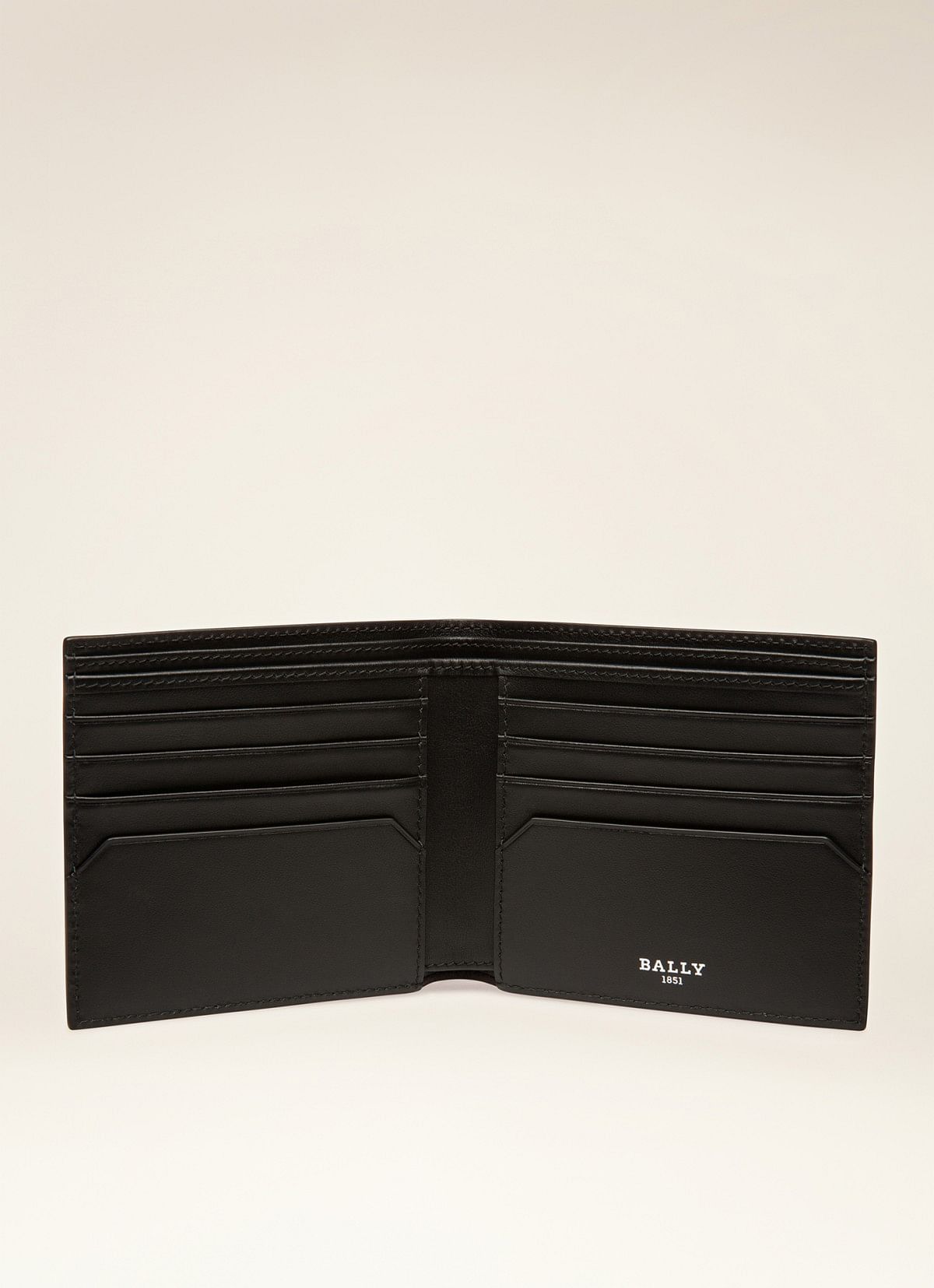 Brasai Recycled Leather Wallet In Black