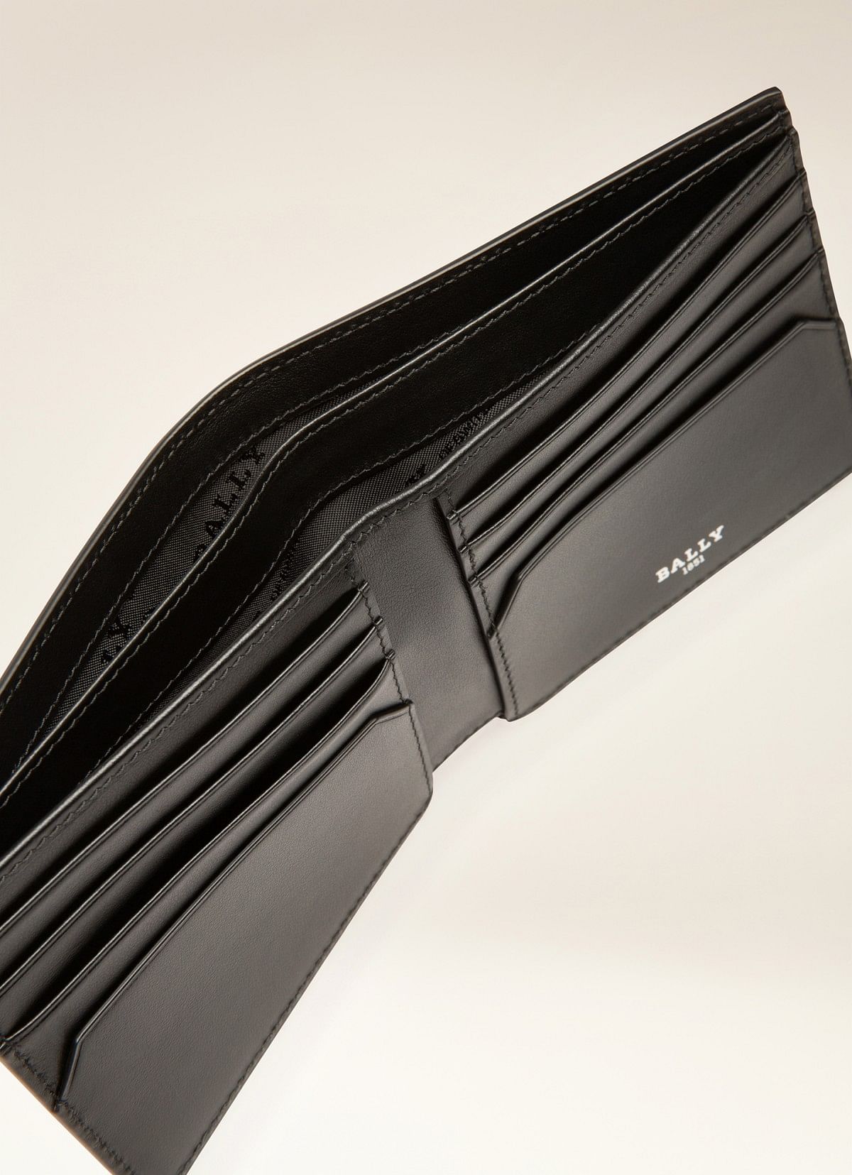 Brasai Recycled Leather Wallet In Black