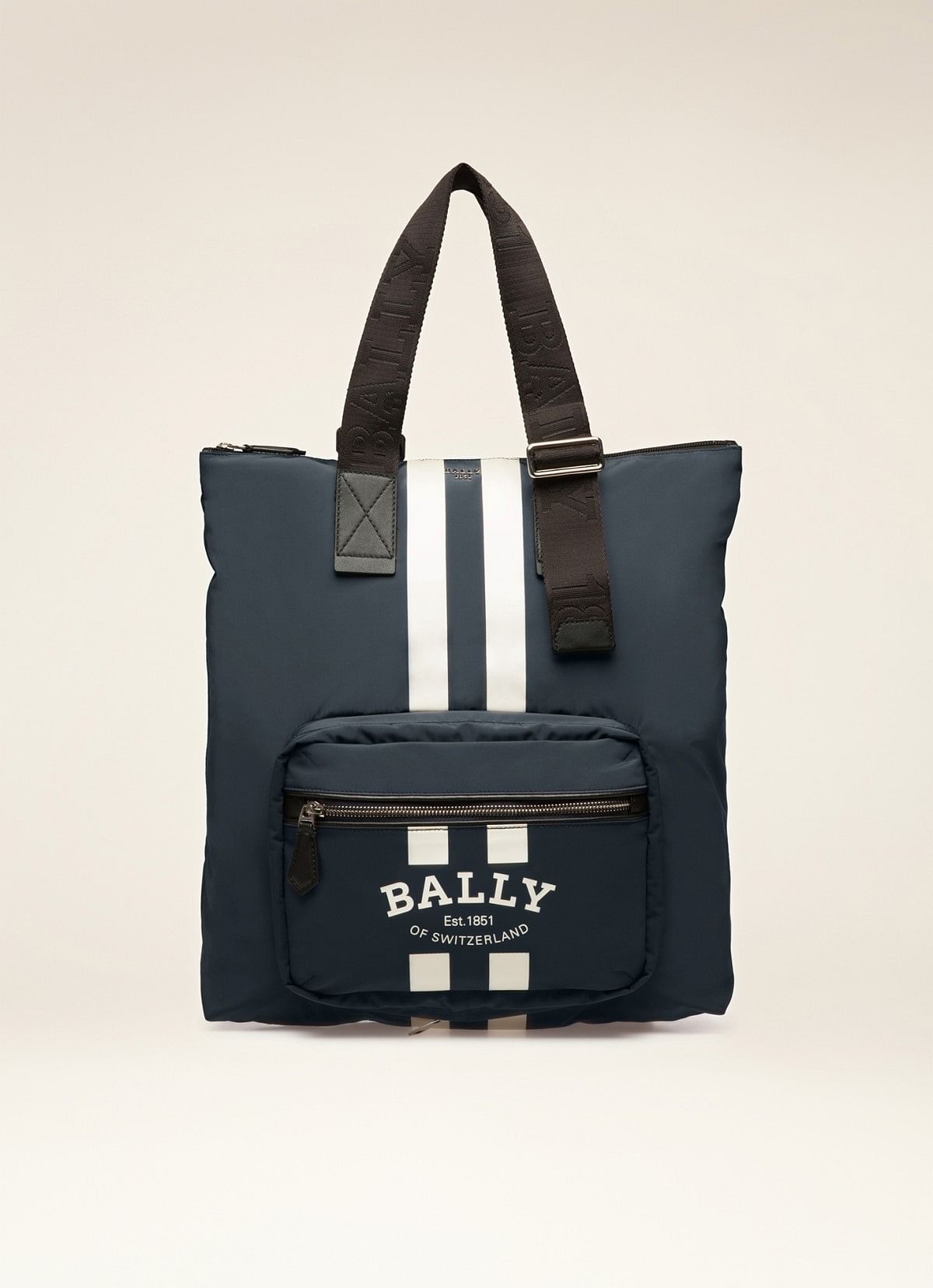 Fallie Nylon Tote Bag In Navy