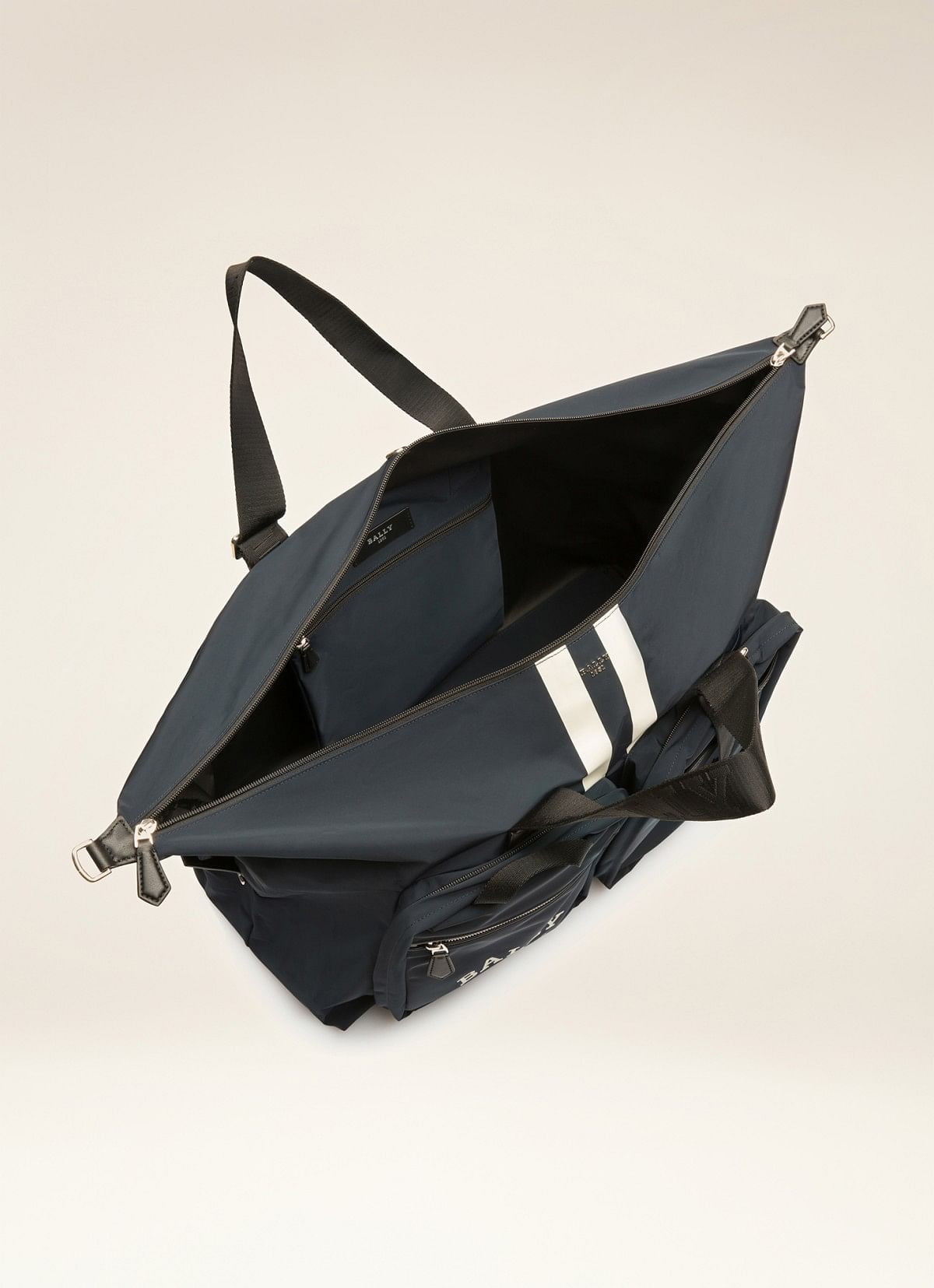 Fesder Nylon Weekender Bag In Navy